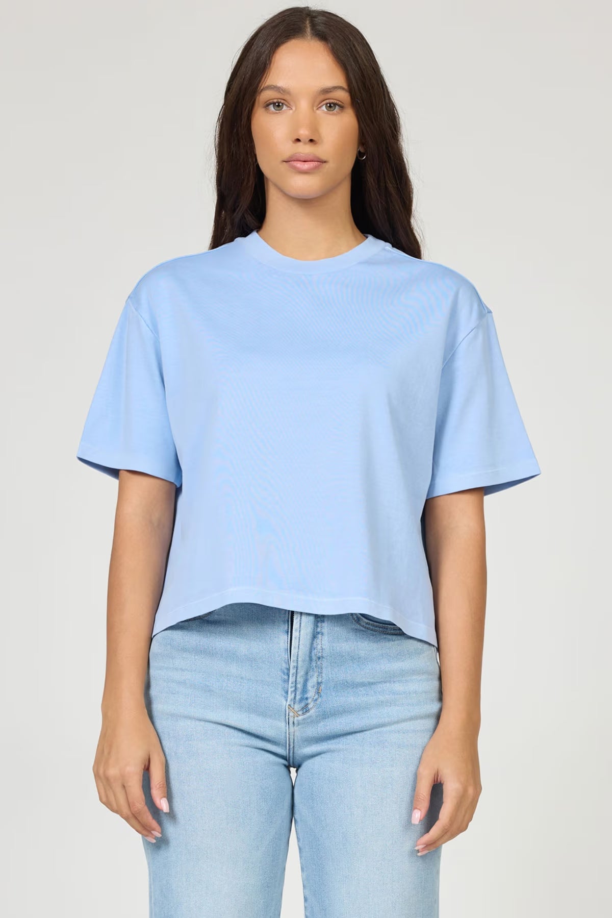 Maddox Jersey Tee - Pigment Skyway