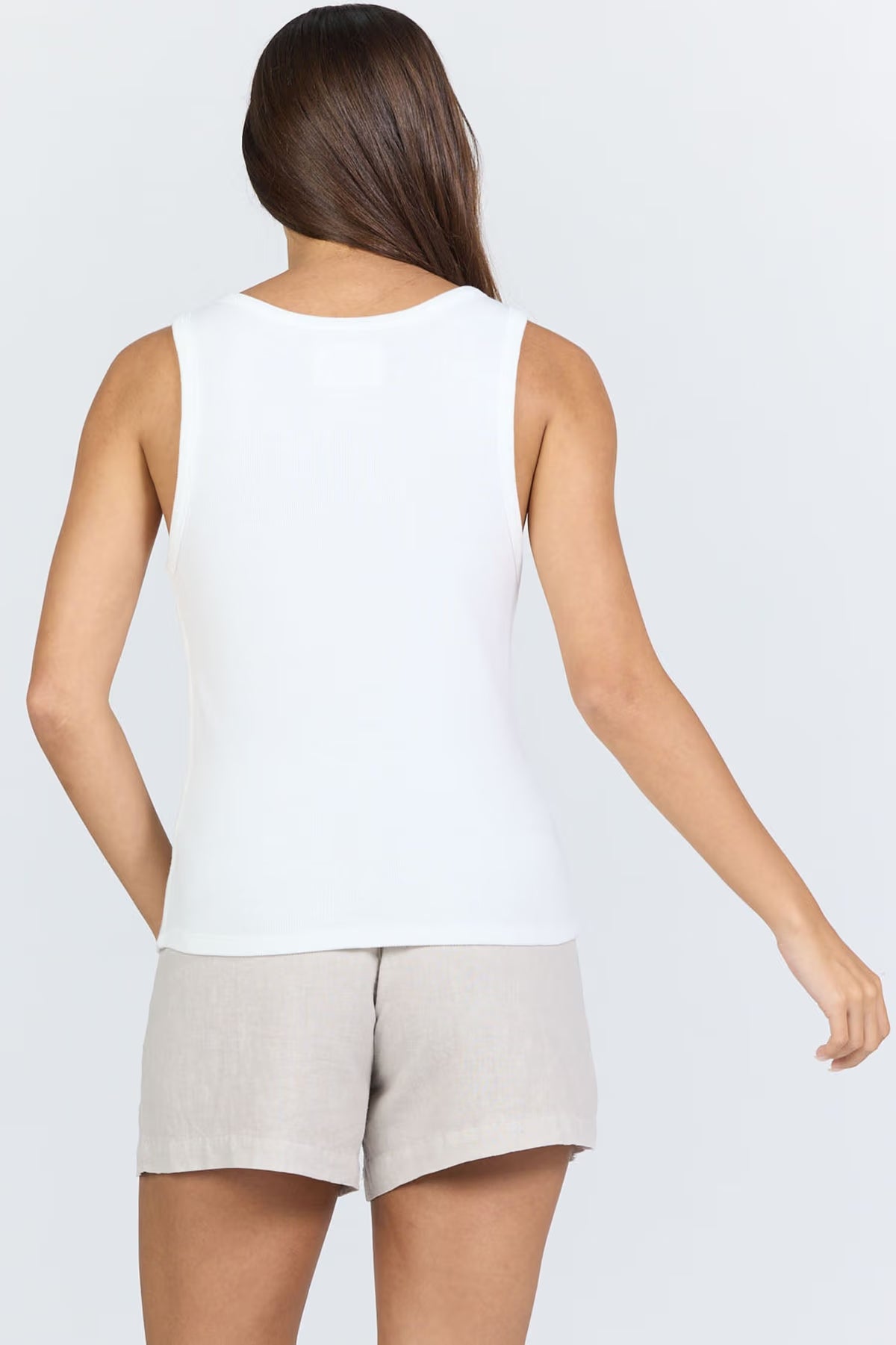 Louise Tank Top - White