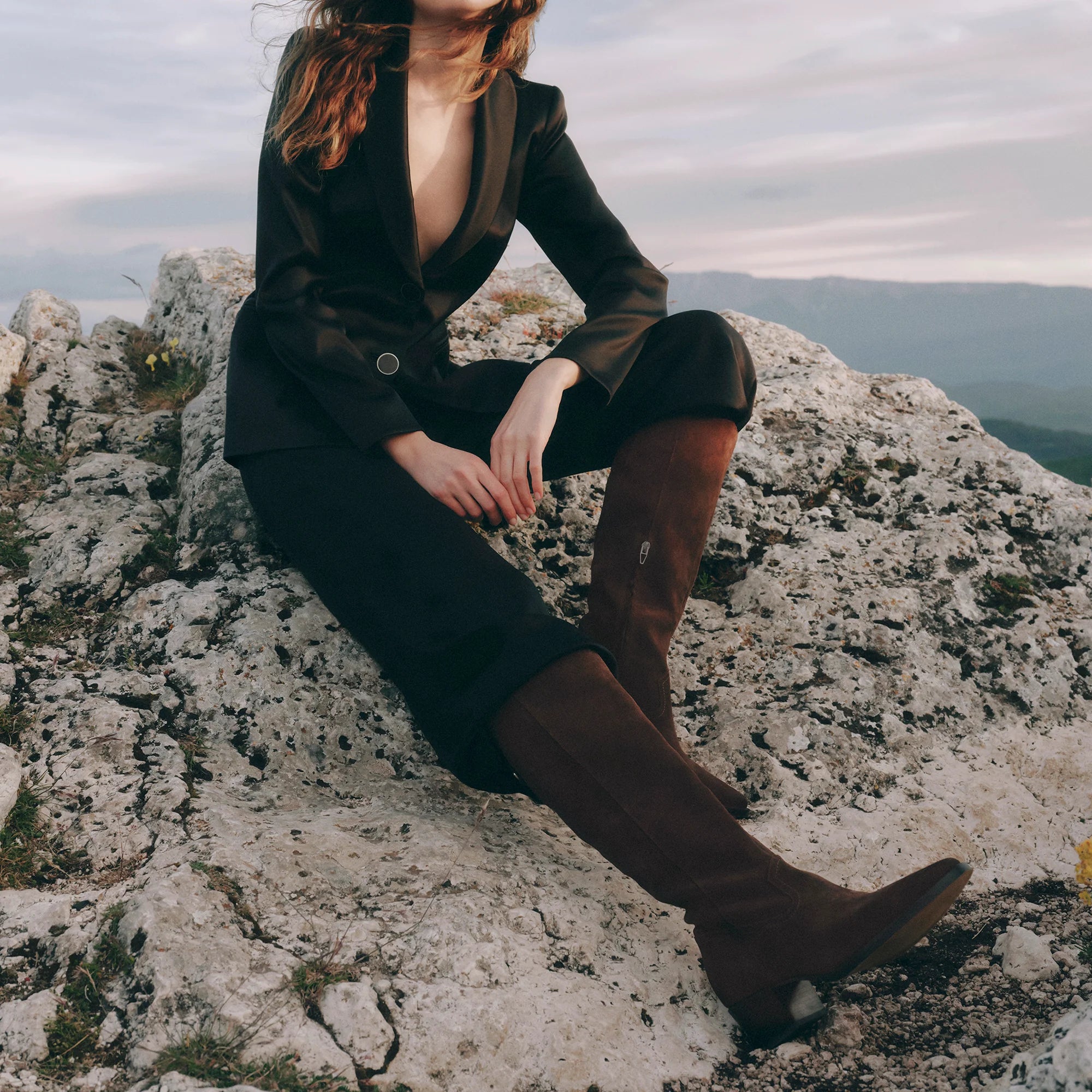 Dolce Vita Virona H2O Boots - Dark Brown Suede