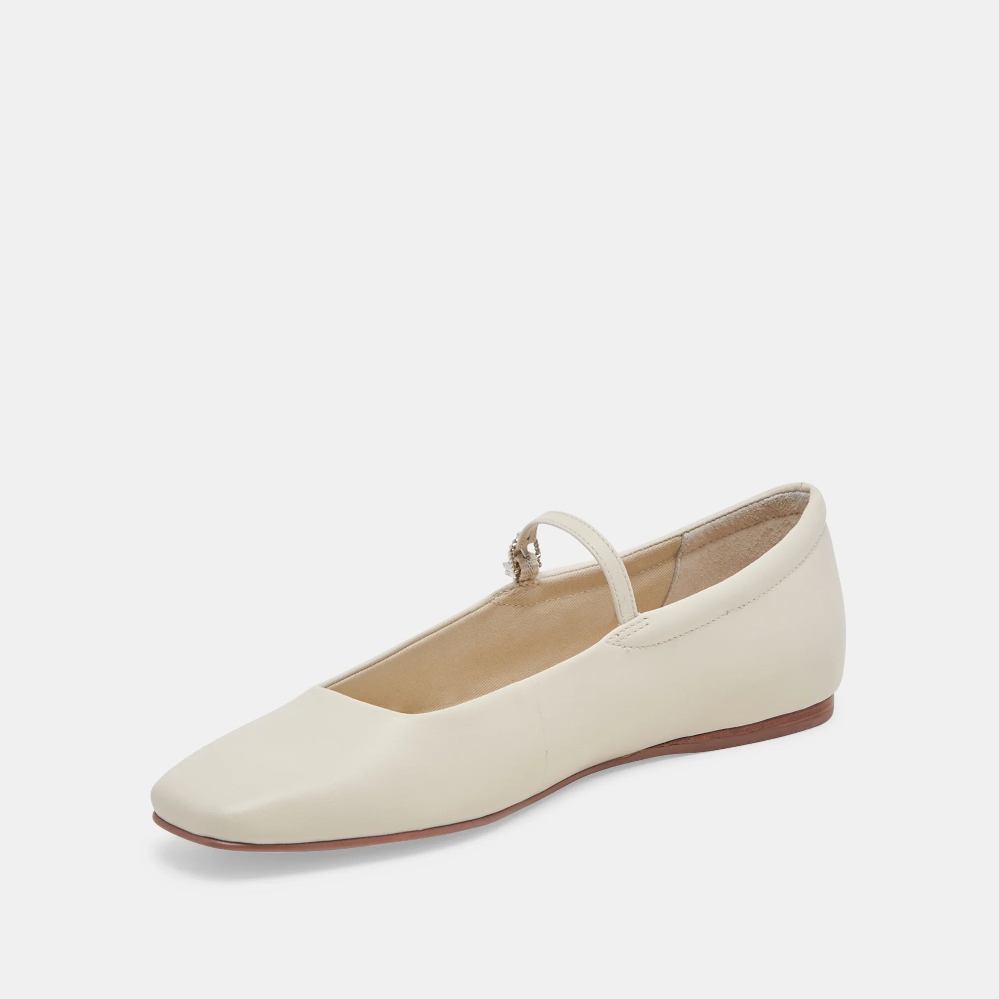 Dolce Vita Reyes Ballet Flats - Ivory Leather