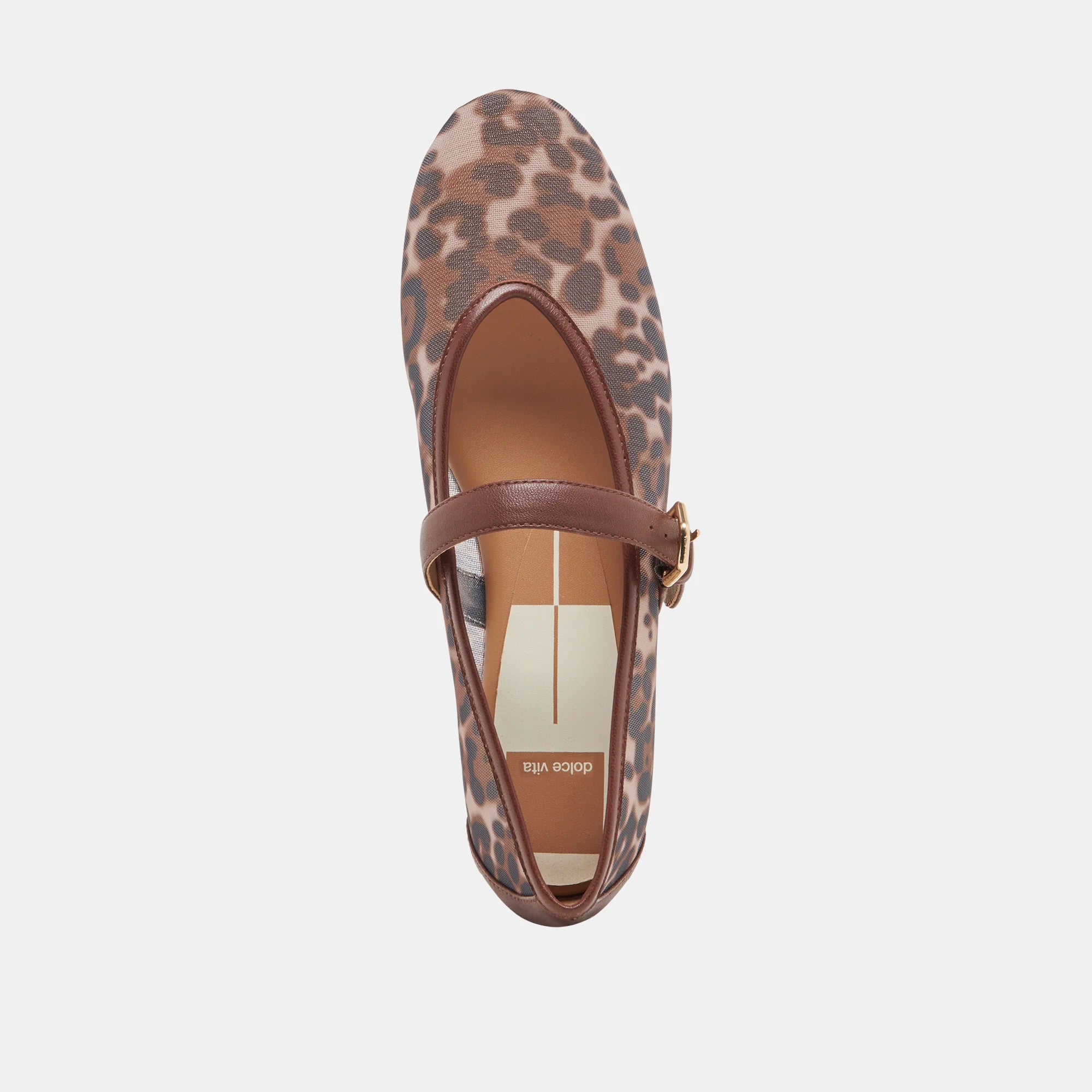 Dolce Vita Roslyn Ballet Flats - Leopard Mesh