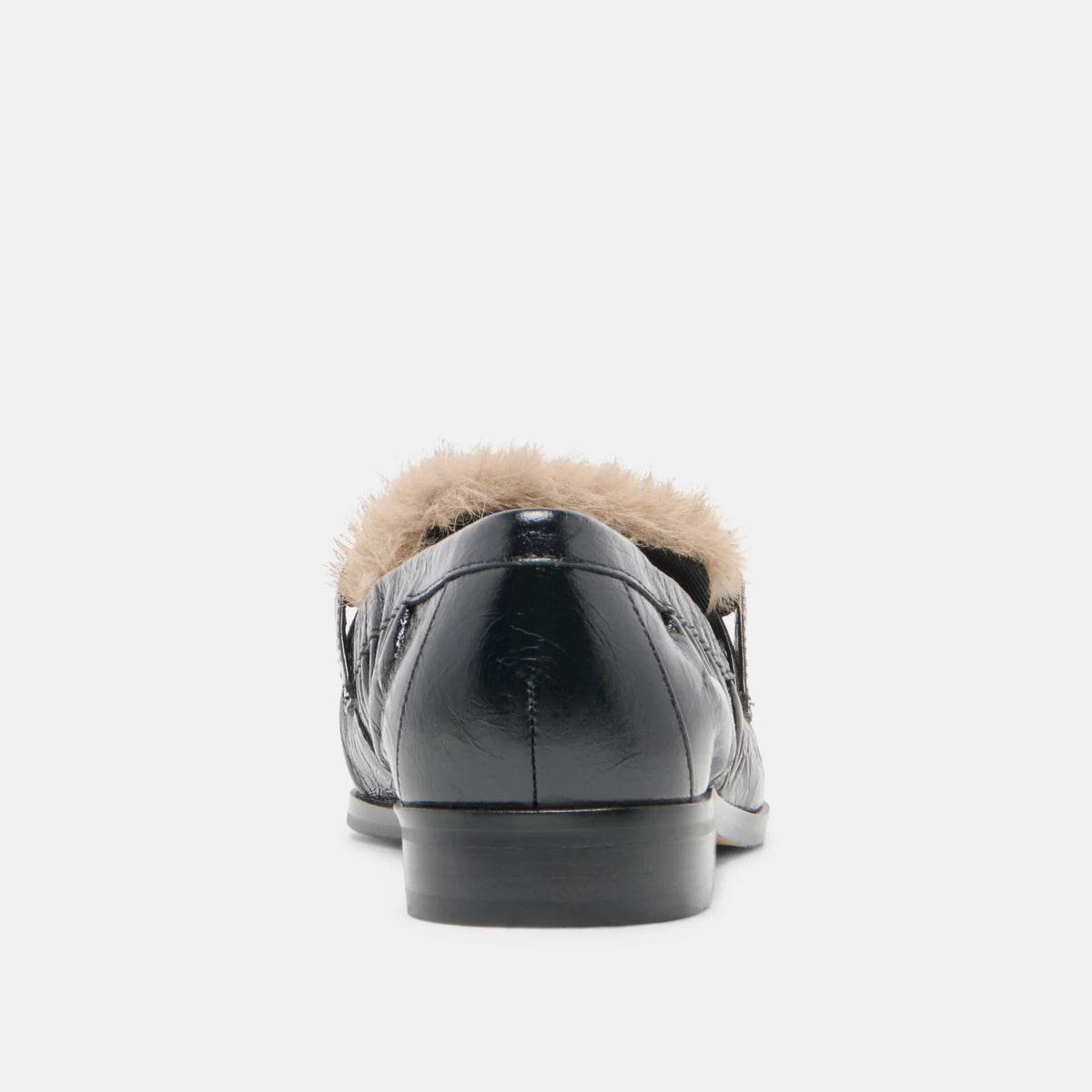 Dolce Vita - Bonie Plush Loafers - Midnight Crinkle Patent