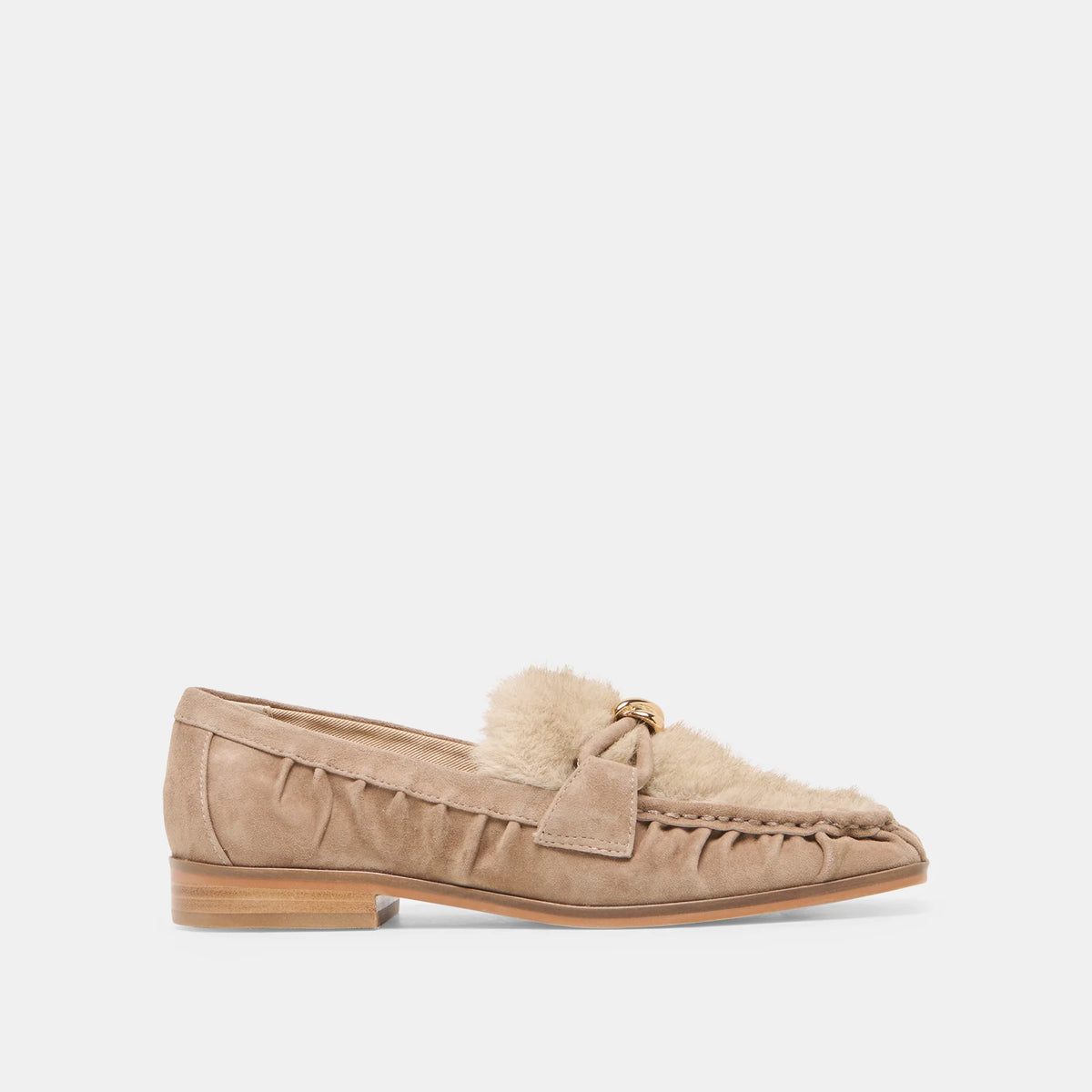 Dolce Vita - Bonie Plush Loafers - Mushroom Suede