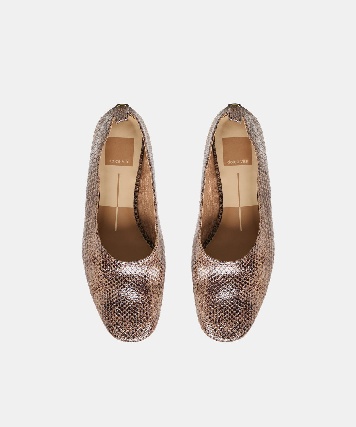Dolce Vita - Kory Ballet Flats - Snake Embossed Leather