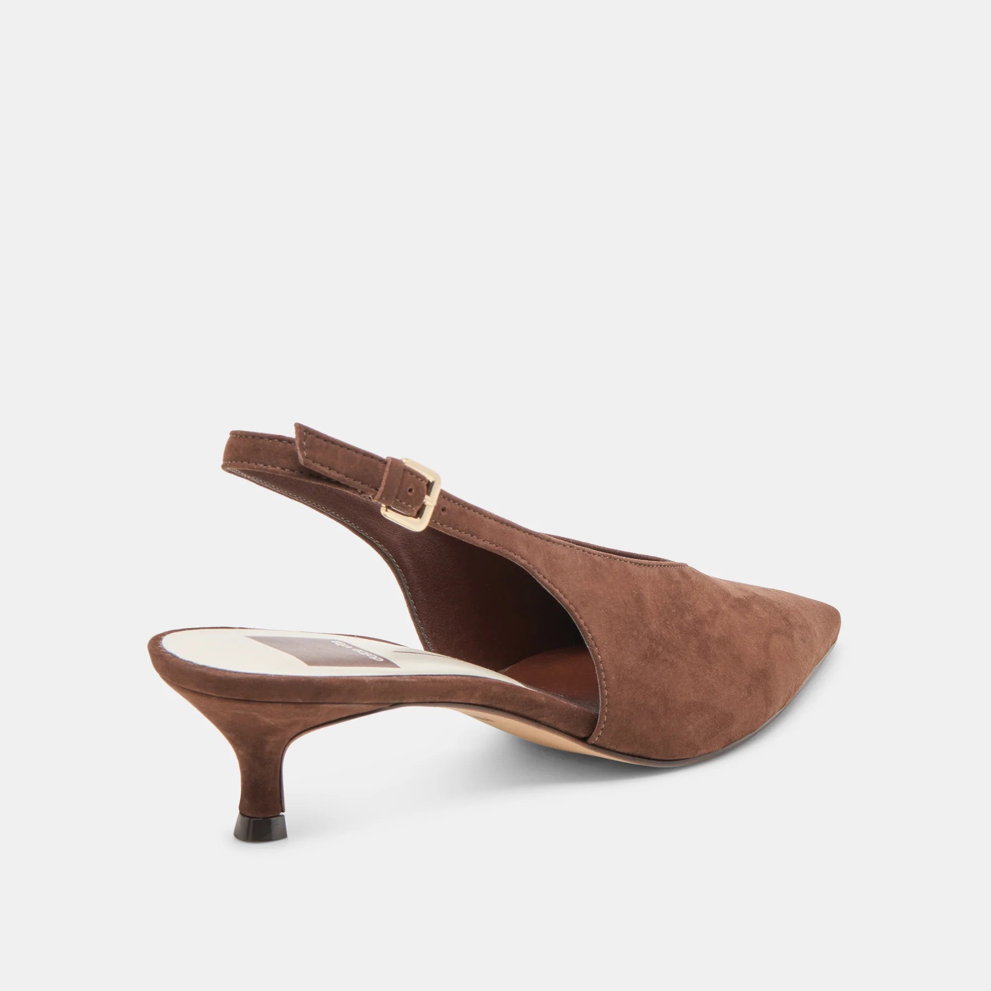Dolce Vita Alenna Heels - Dark Brown Suede