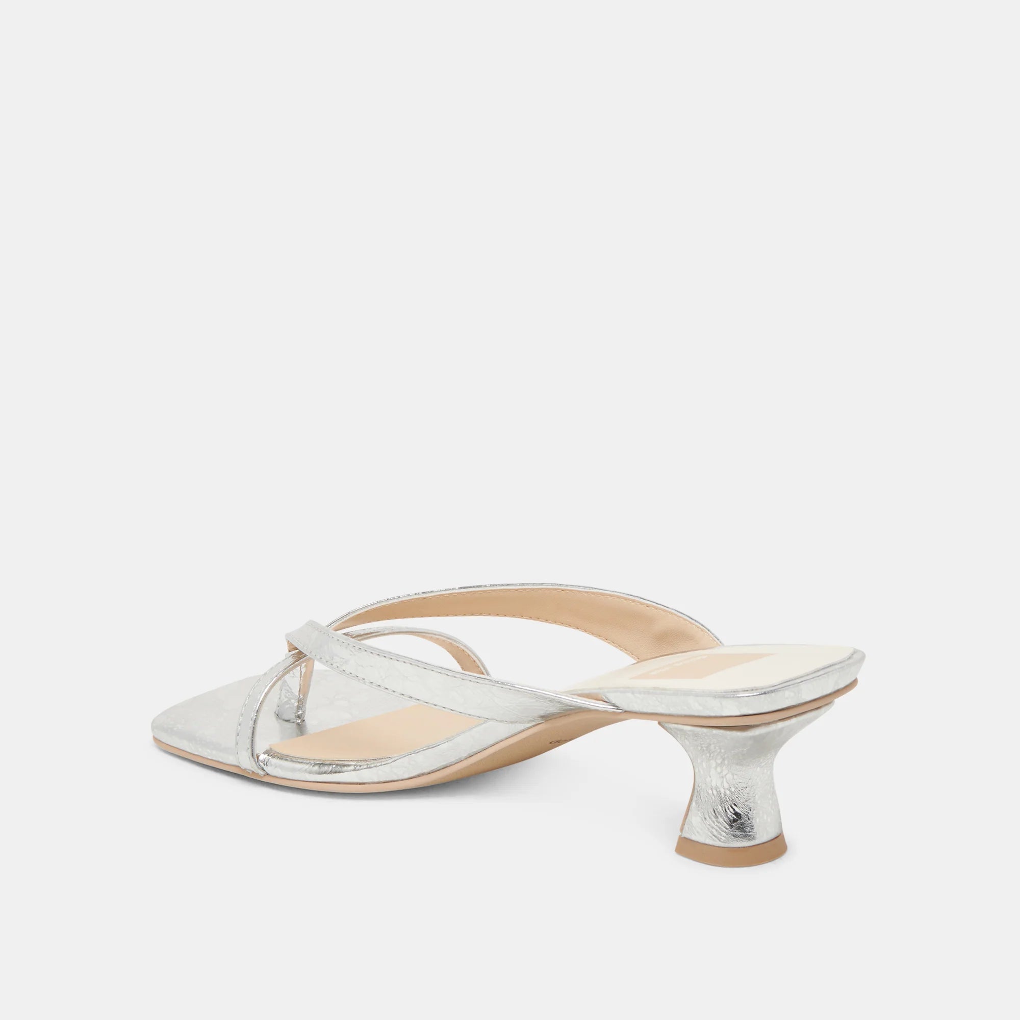 Dolce Vita Brevel Heels - Silver Leather
