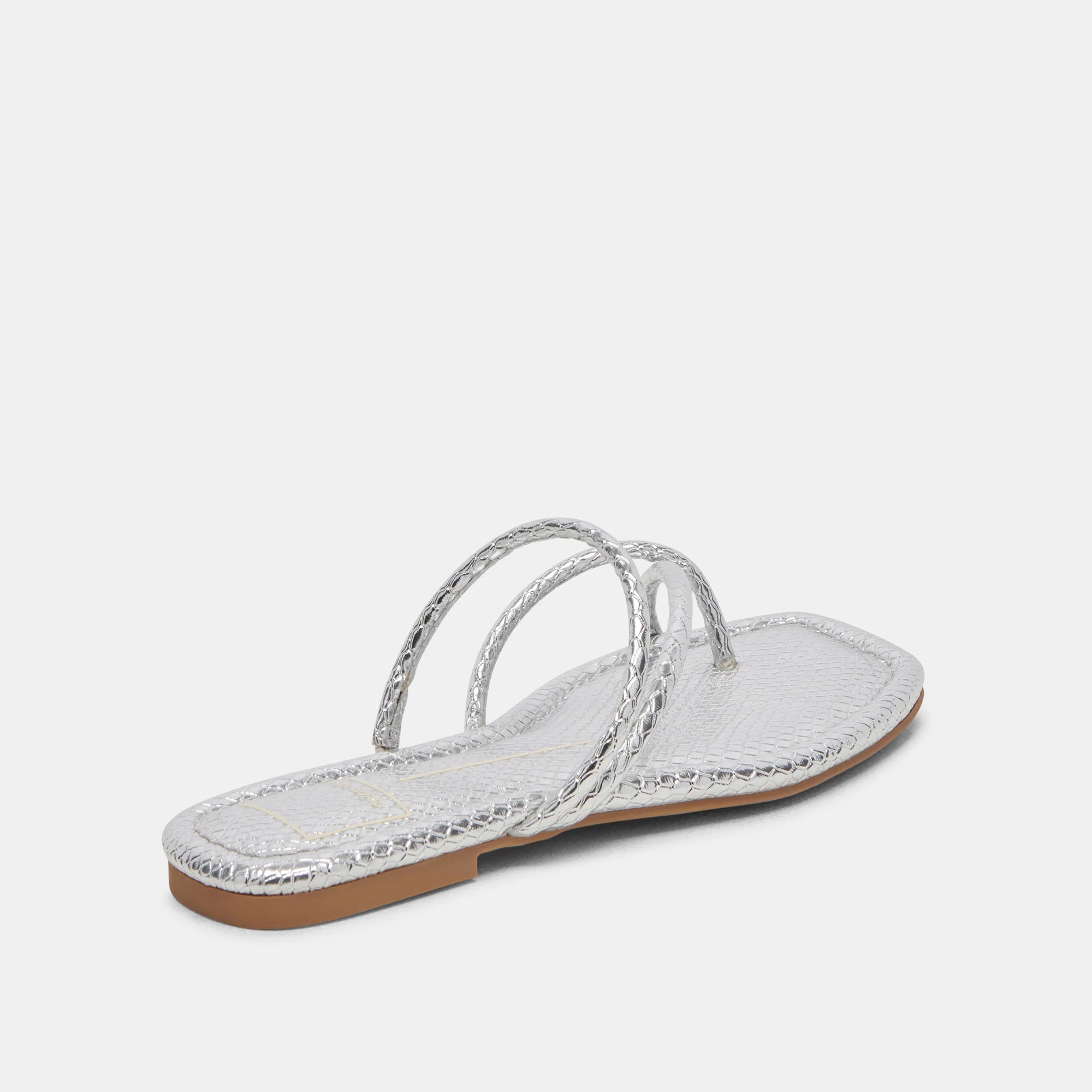 Dolce Vita Leanna Sandal - Silver Embossed Stella