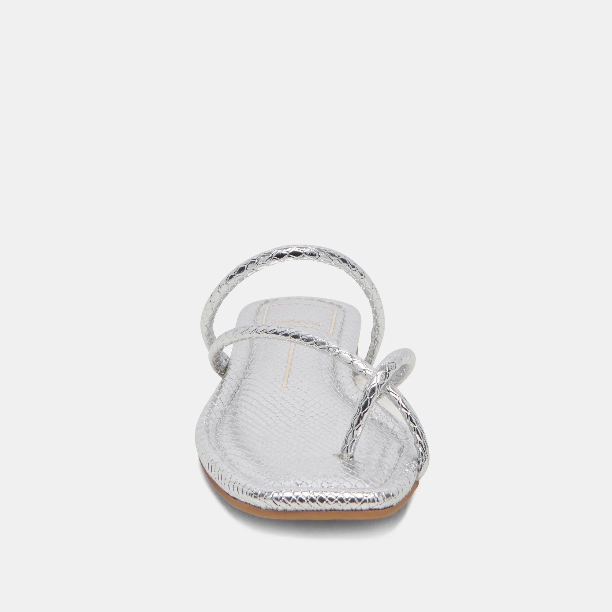 Dolce Vita Leanna Sandal - Silver Embossed Stella