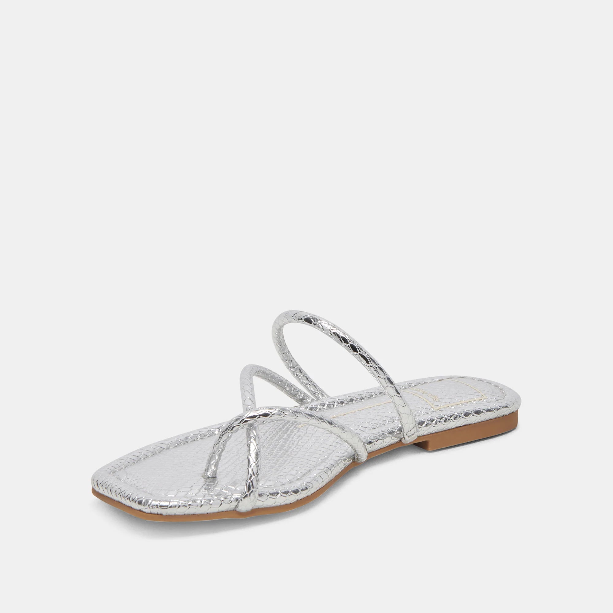 Dolce Vita Leanna Sandal - Silver Embossed Stella