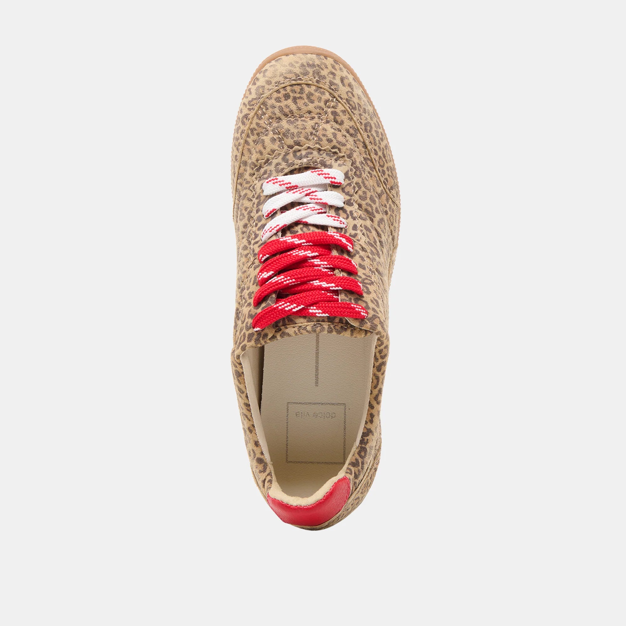 Dolce Vita Laini Sneakers - Tan Leopard Suede