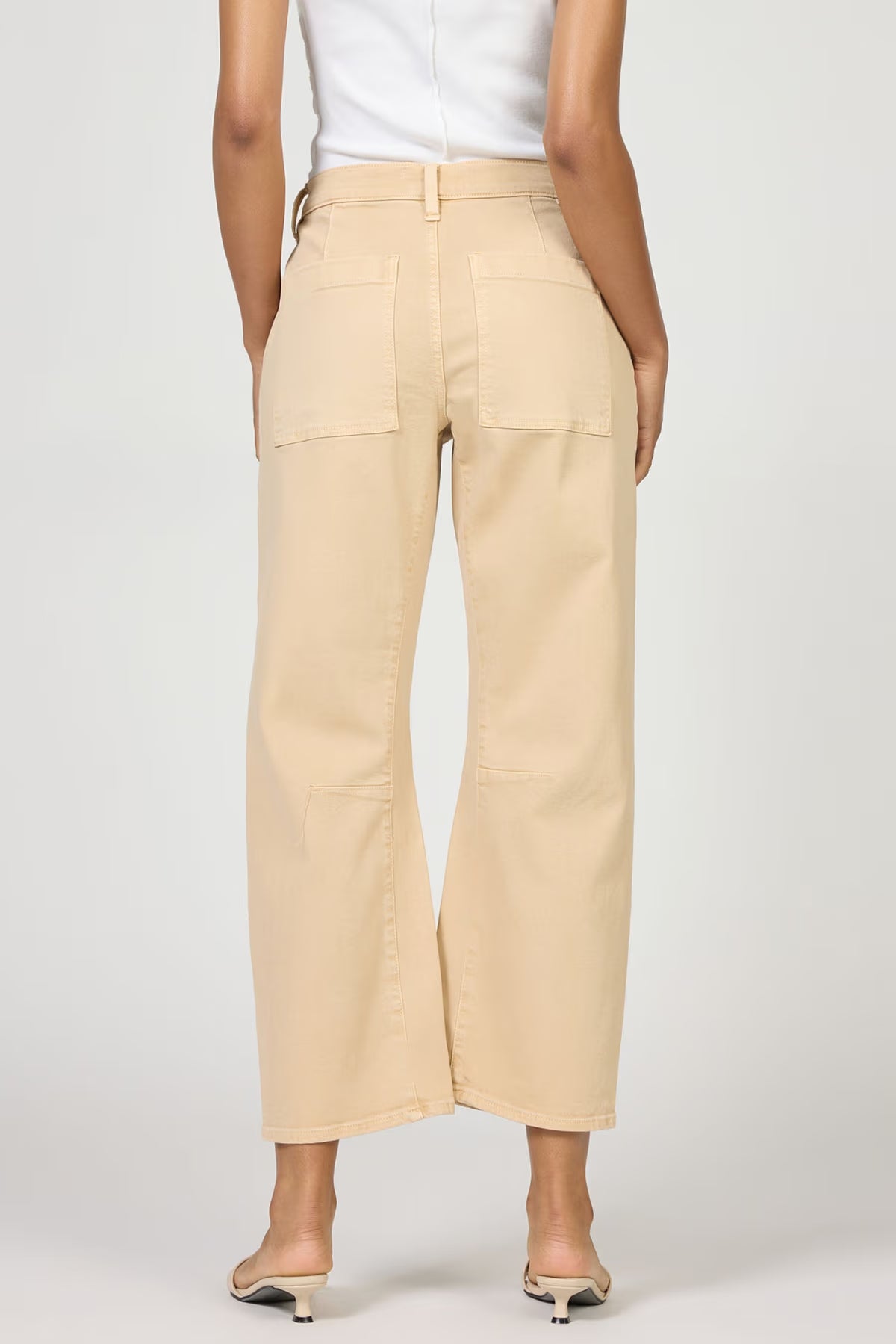 Lasso High Rise Cropped Jeans - Mojave Desert