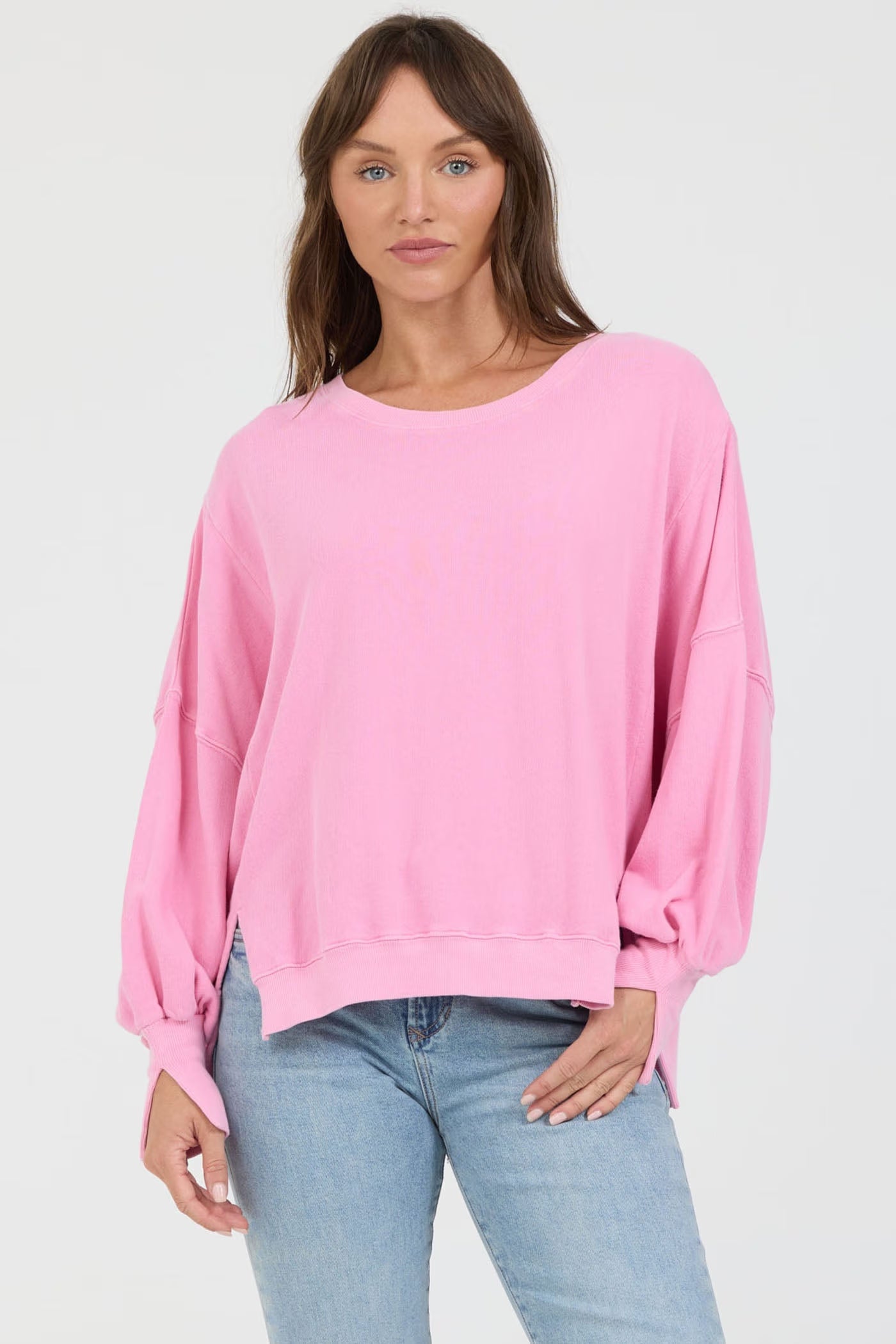 Trenton Pullover Top - Cashmere Rose