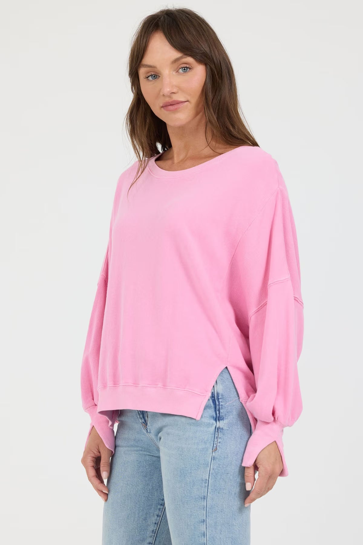 Trenton Pullover Top - Cashmere Rose