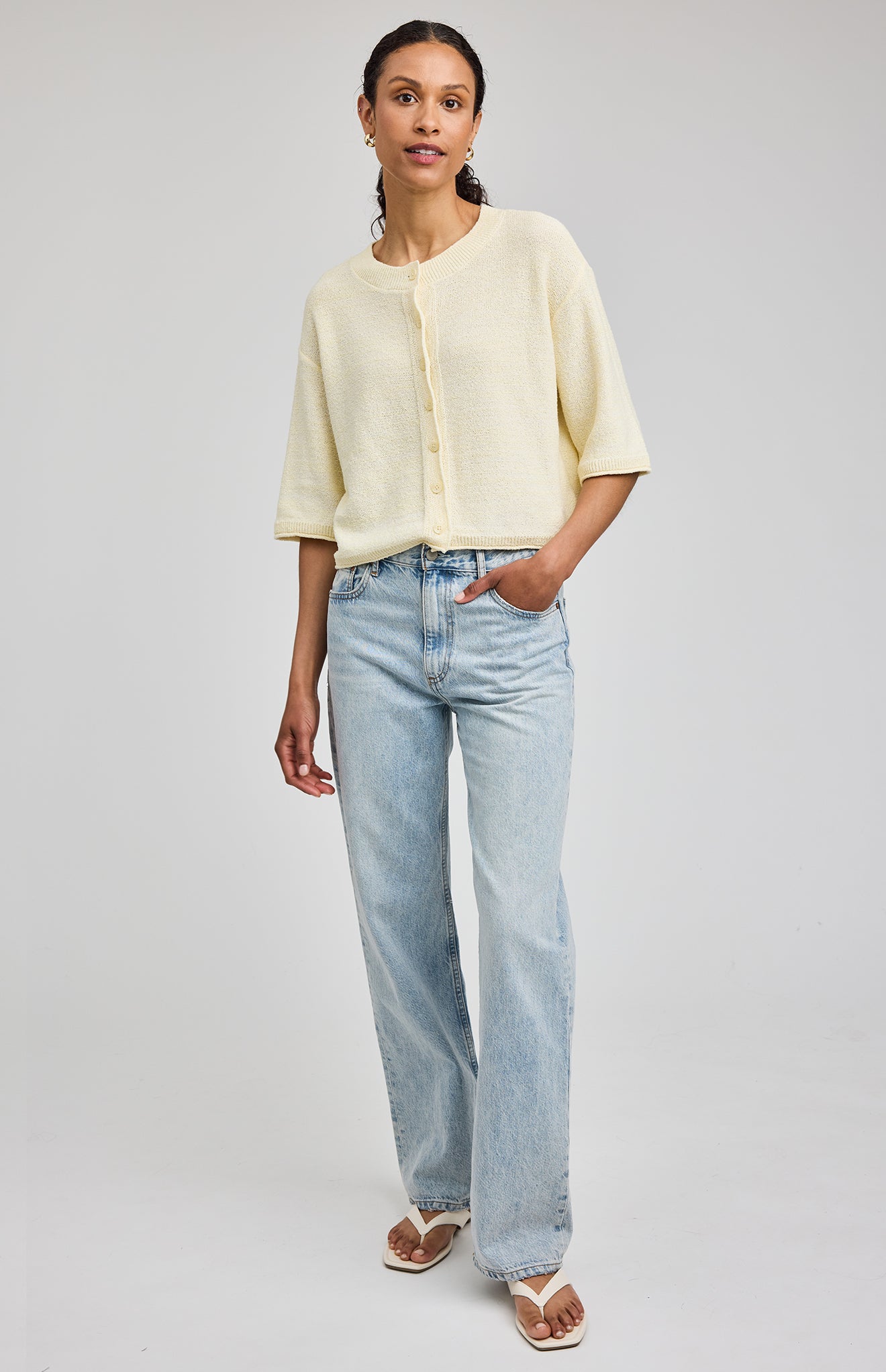 Genevieve Knit Sweater - Butter