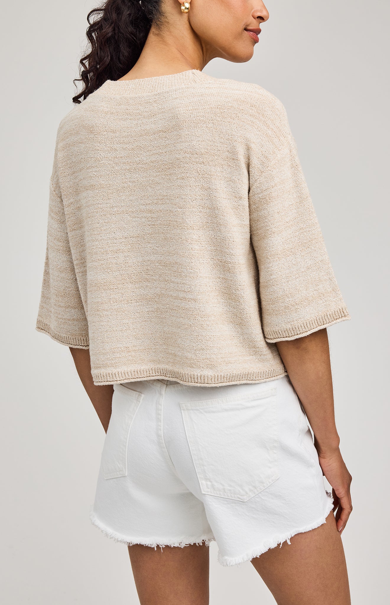 Genevieve Knit Sweater - Linen