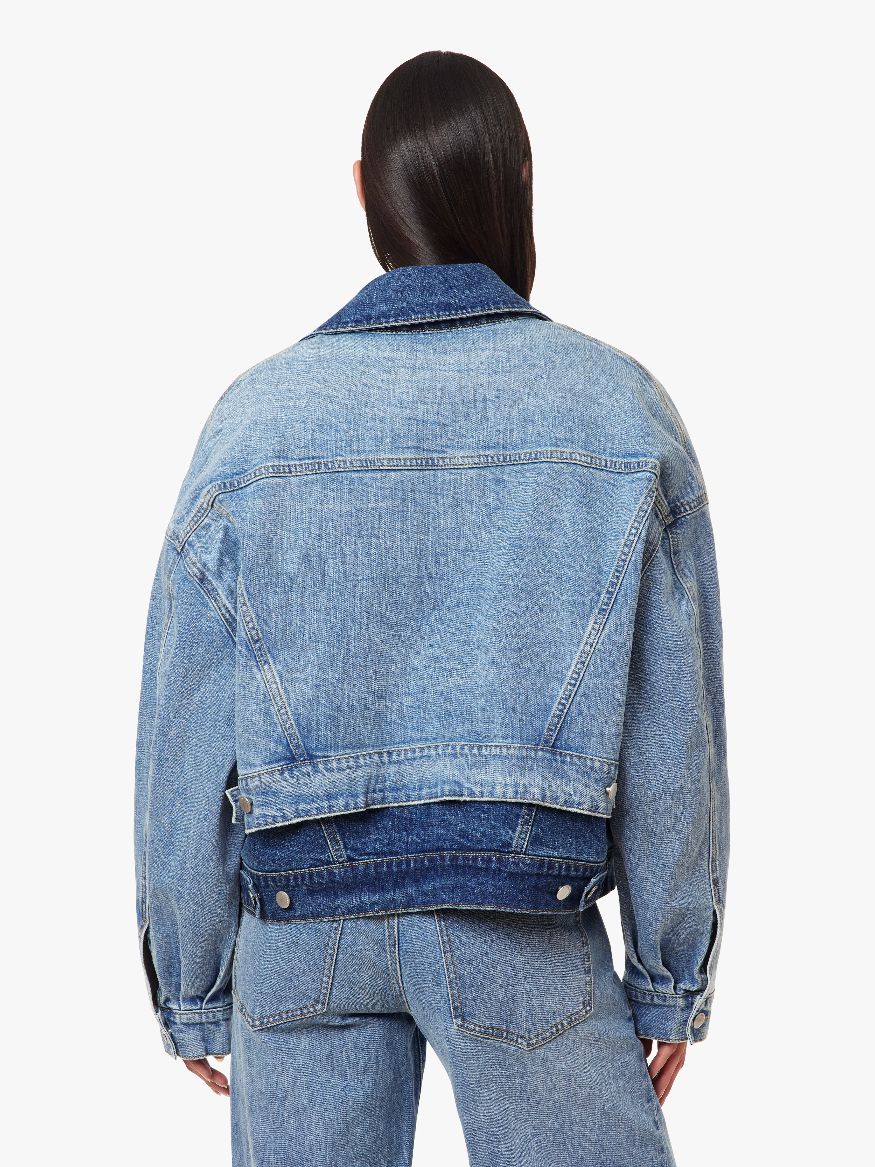 Double Denim Trucker Jacket - Coast
