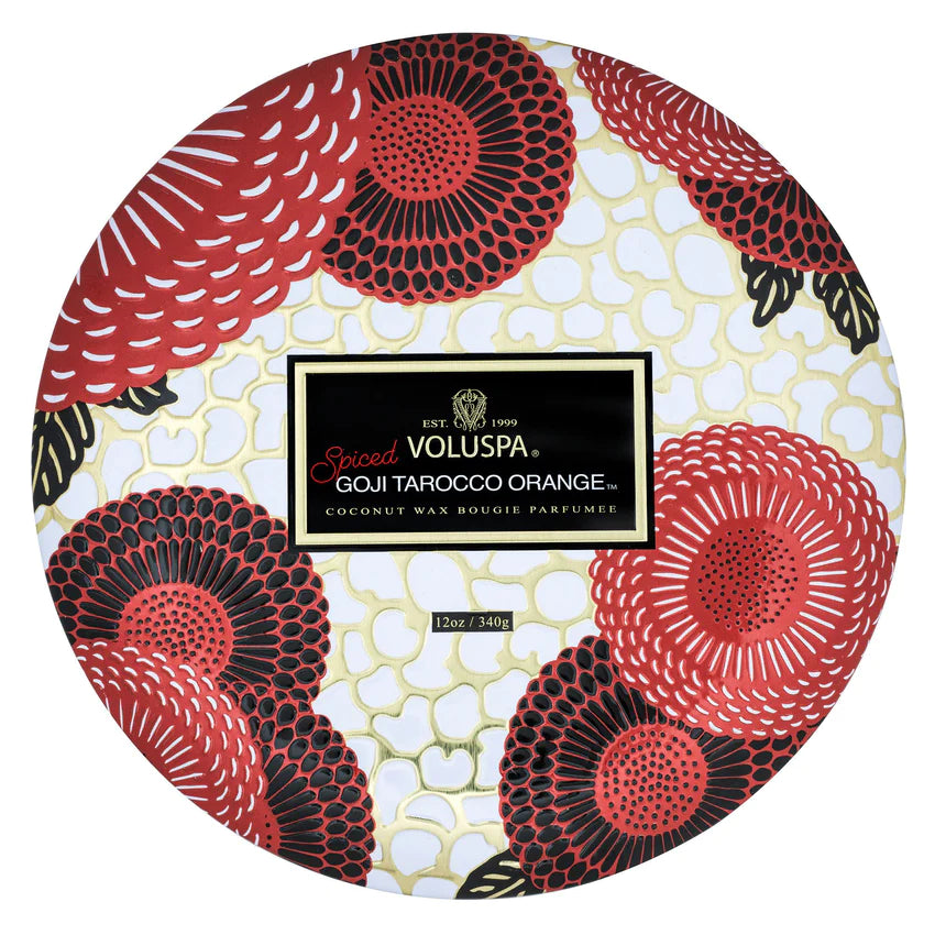 Voluspa 3 Wick Tin Candle - 12oz