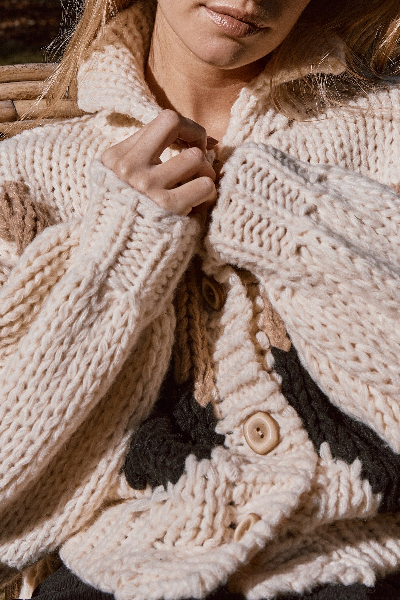 Hand Knitted Pattern Cardigan
