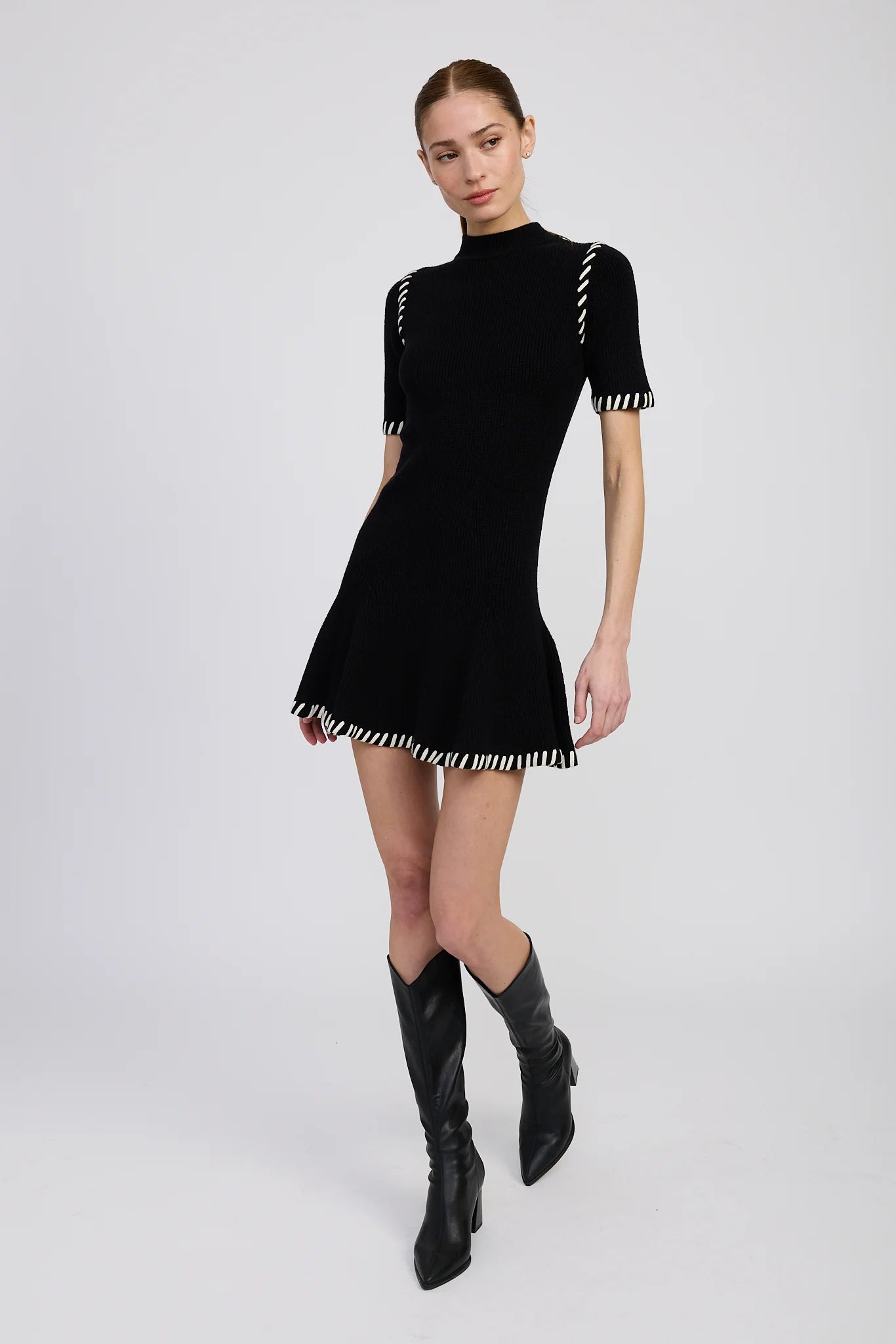 Romilla Stitch Mini Dress