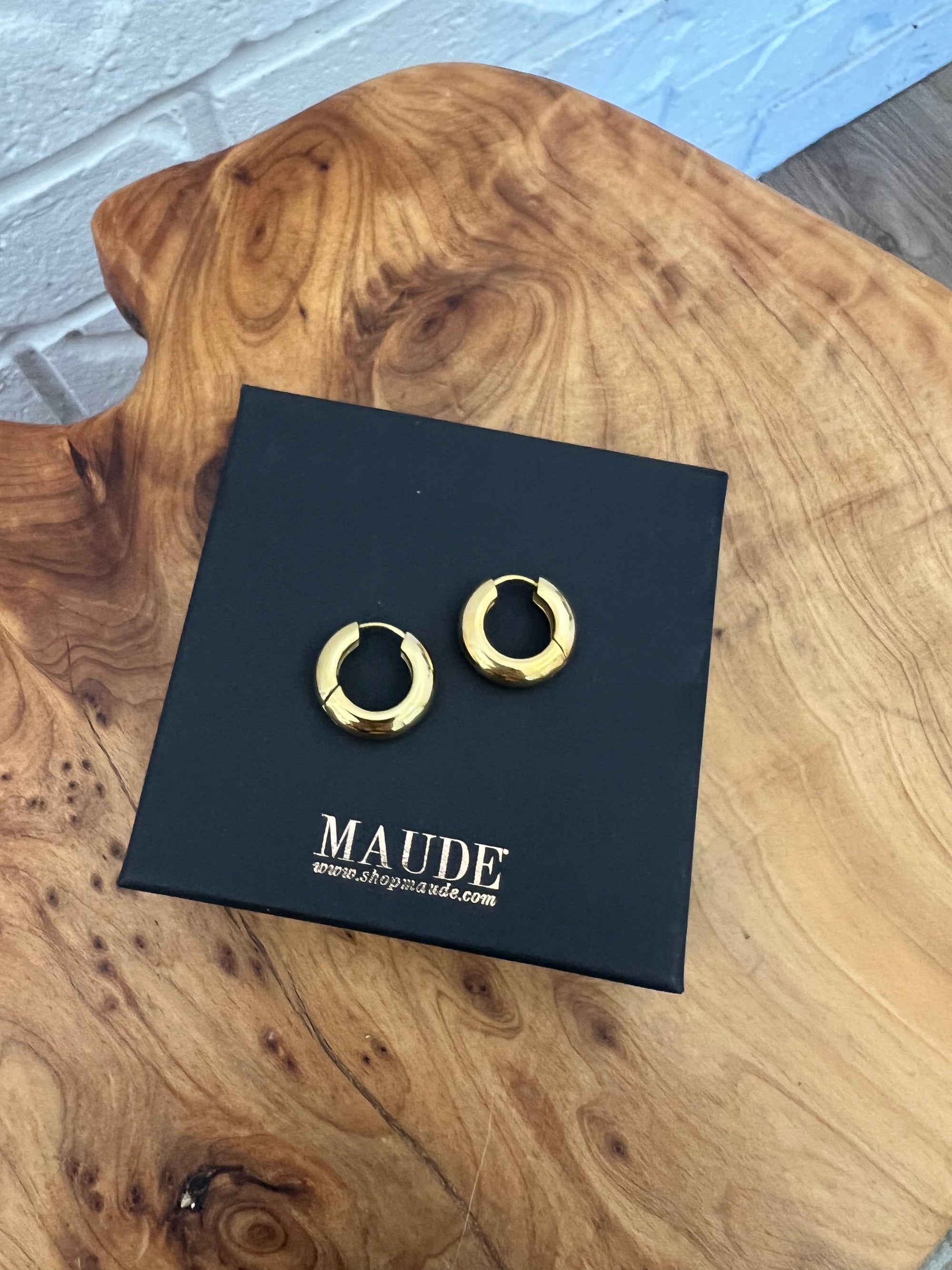 18K Rory Gold Hoops