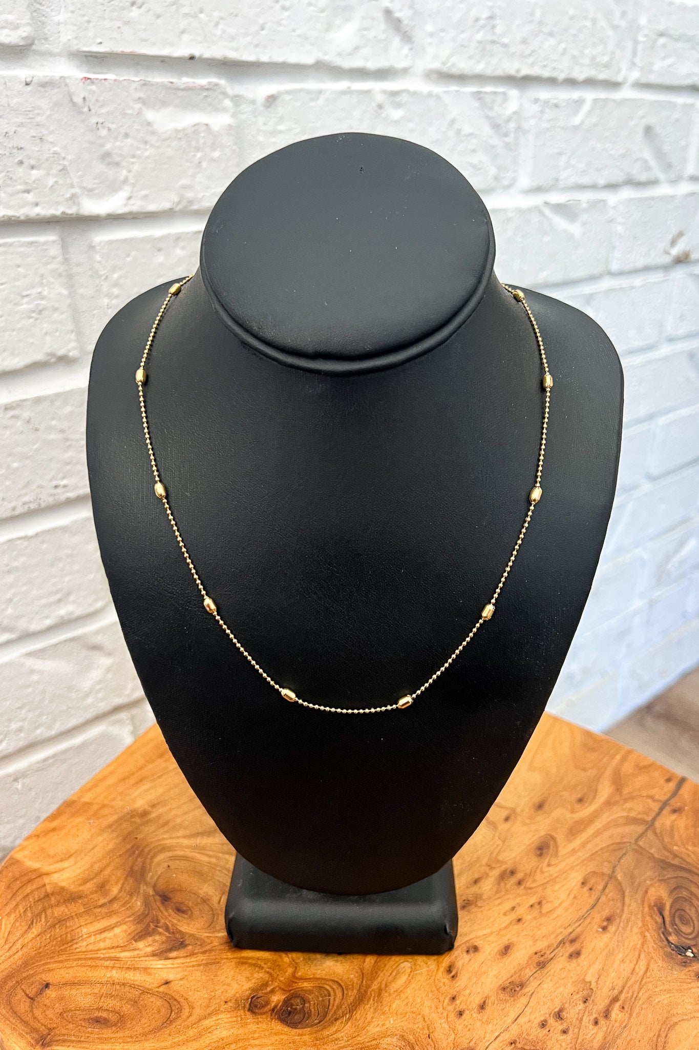 18K Pill Chain Necklace