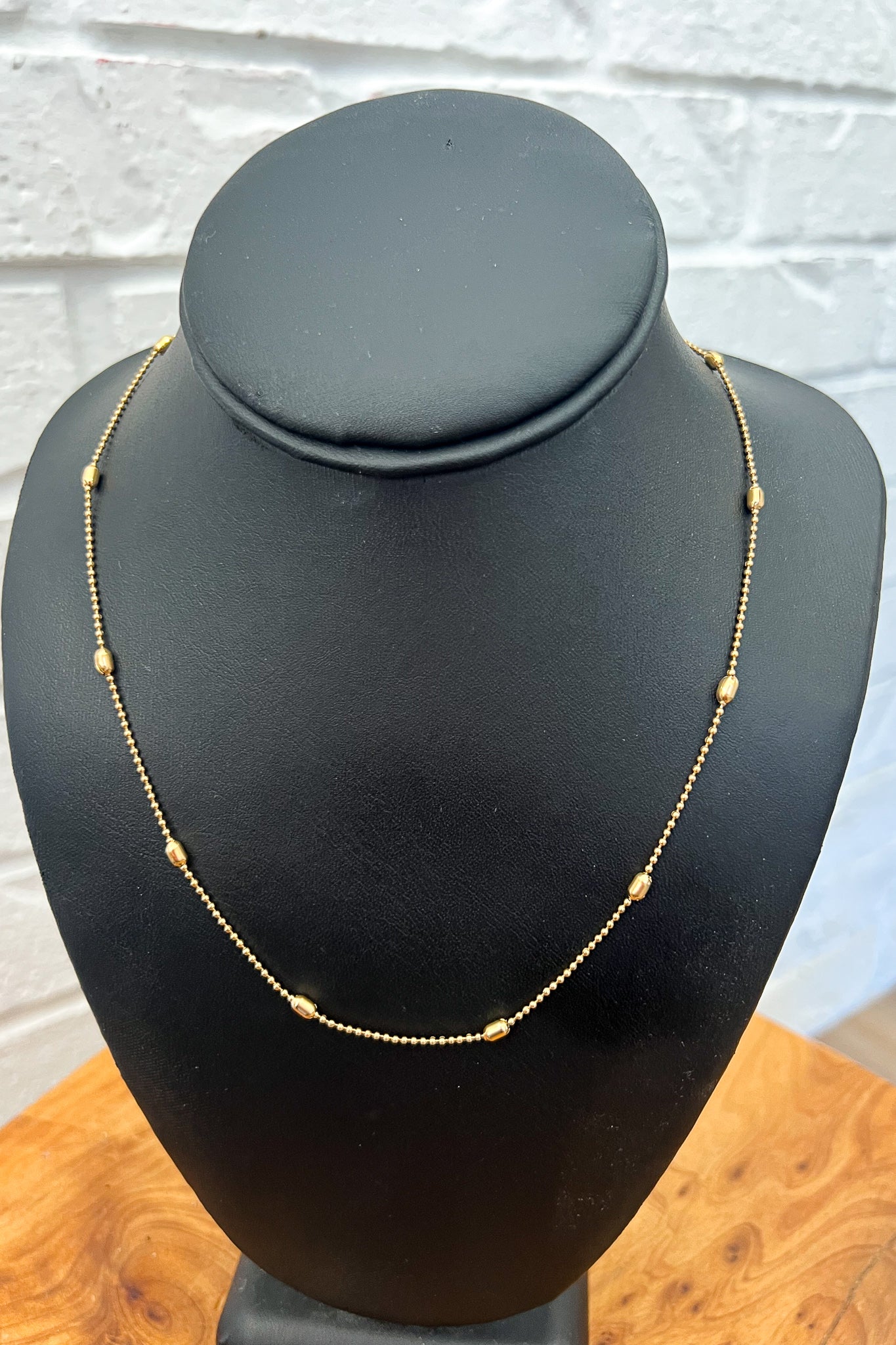18K Pill Chain Necklace