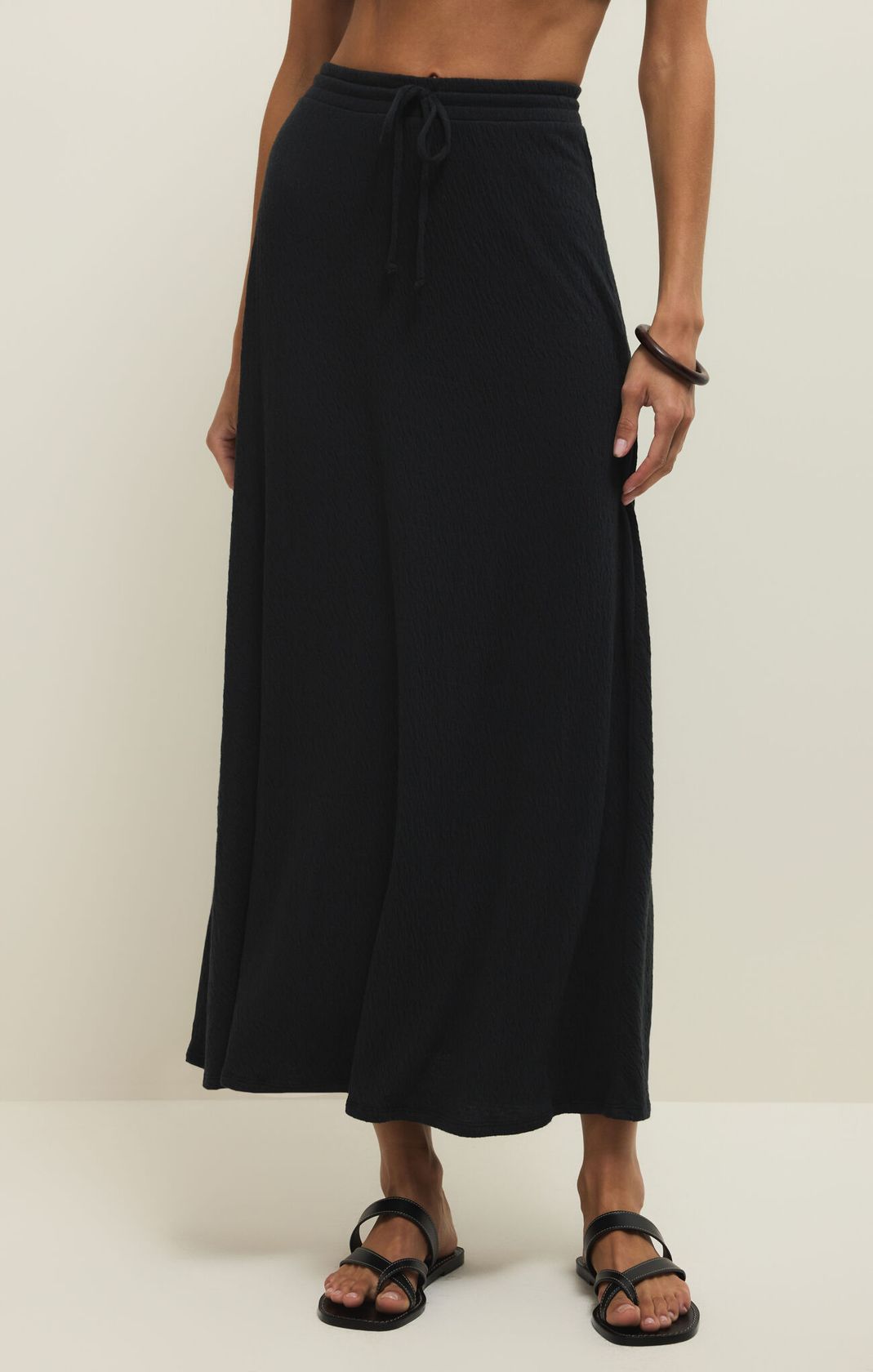 Z Supply Idris Maxi Skirt - Black