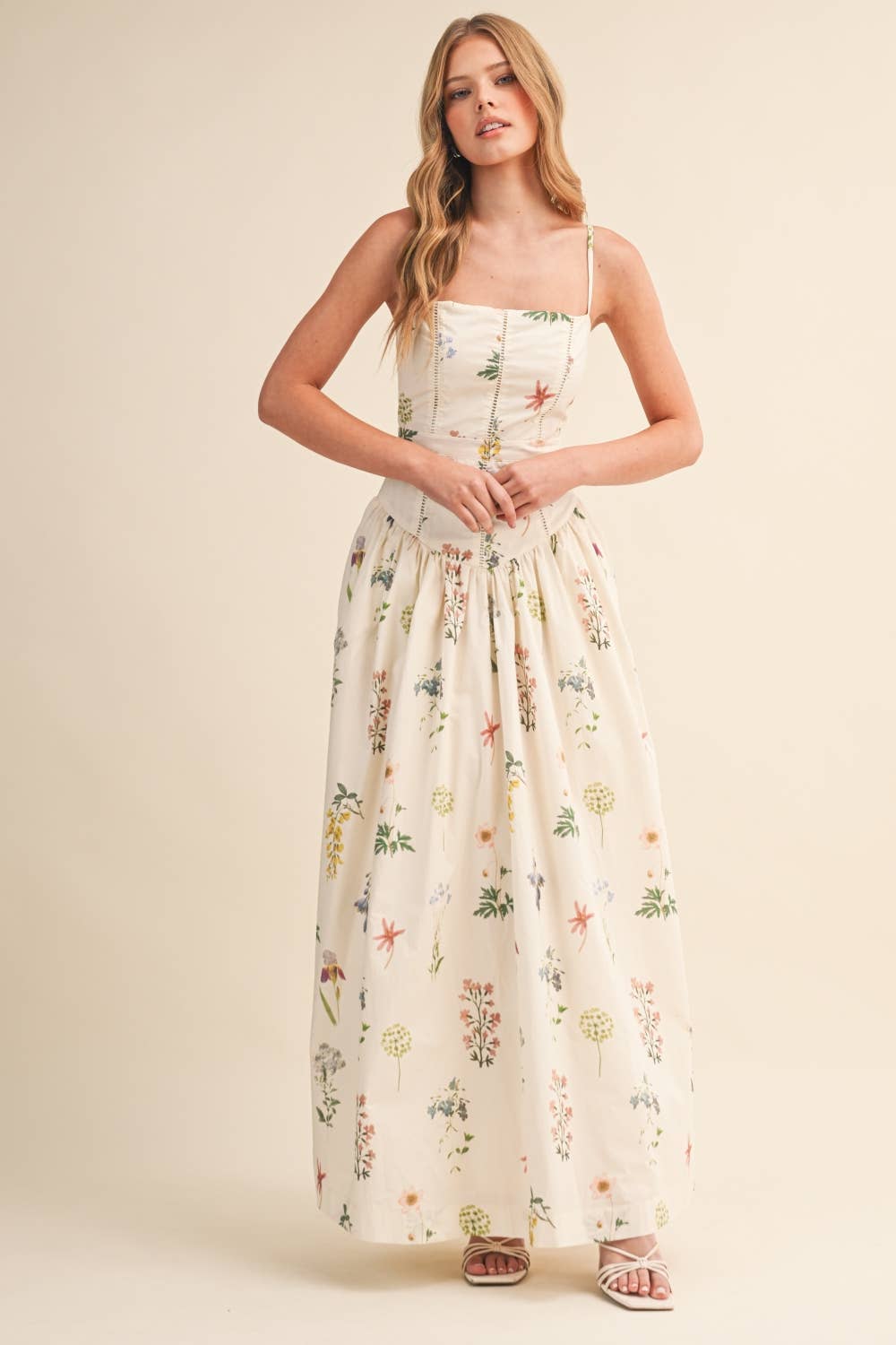 Floral Printed Maxi Dress