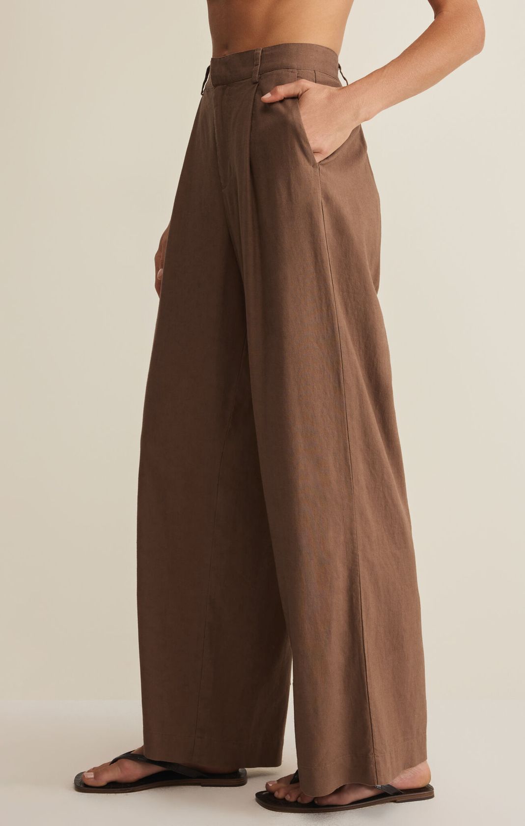 Z Supply Overlook Linen Pant - Palo Santo
