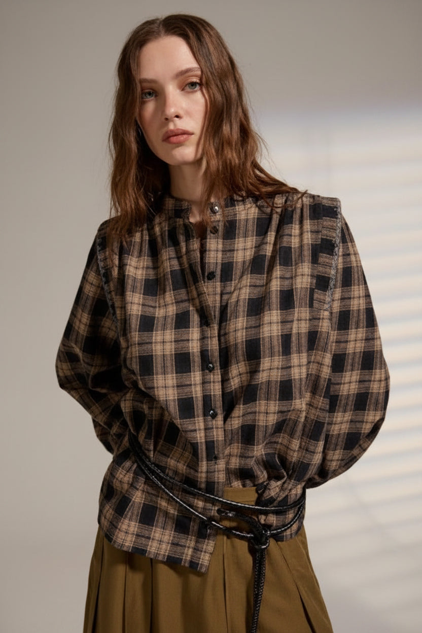 Riot Checkered Blouse