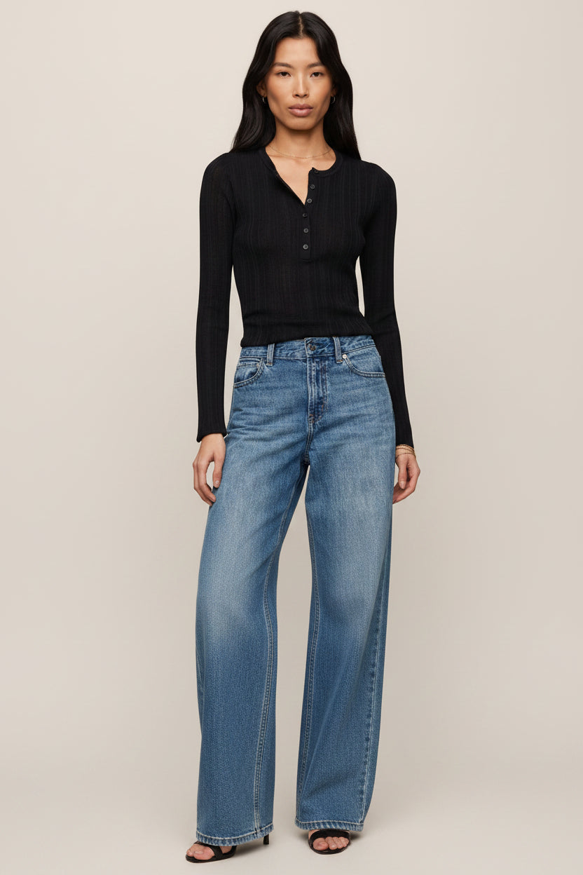 Z Supply Rowena Fine Knit Sweater - Black