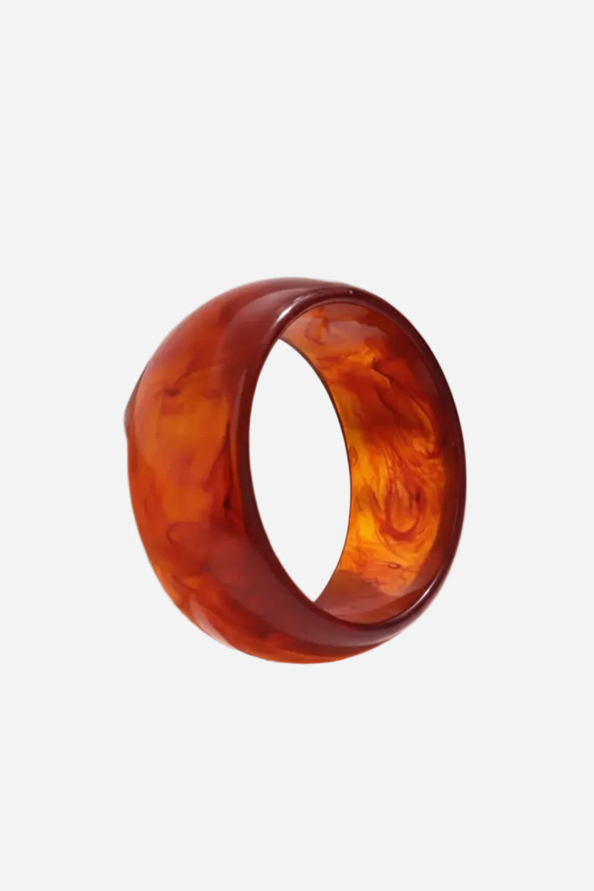 Acrylic Bracelet Smooth- Dark Brown