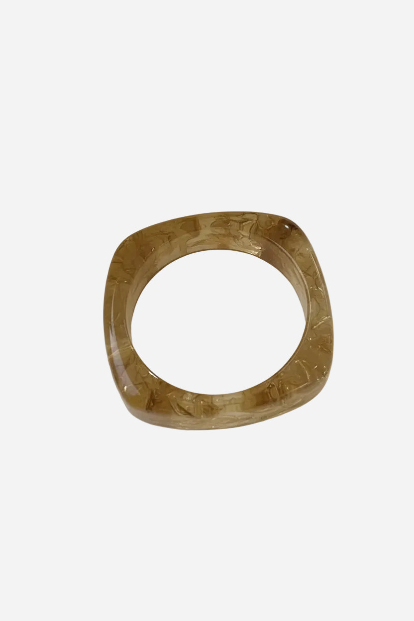 Acrylic Bracelet- Light Yellow