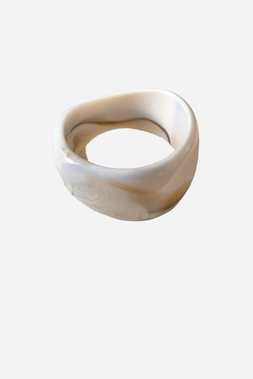Acrylic Bracelet- Beige