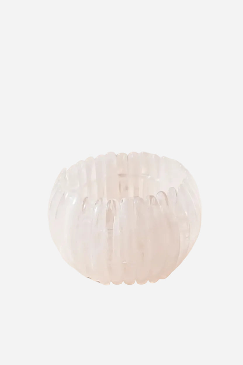 White Acrylic Bracelet