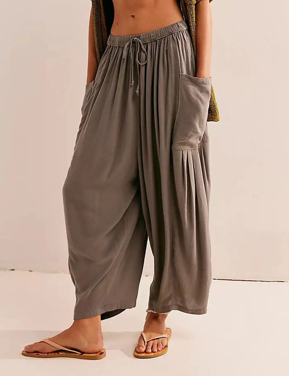 Flowy Pants - Khaki