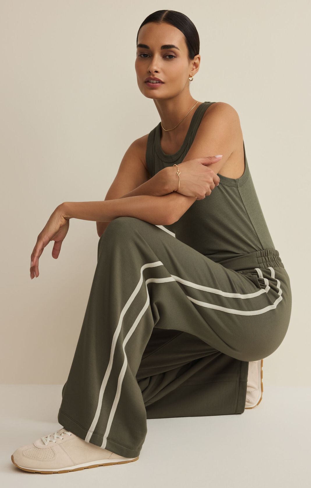 Z Supply - Layover Track Pant - Tea Leaf
