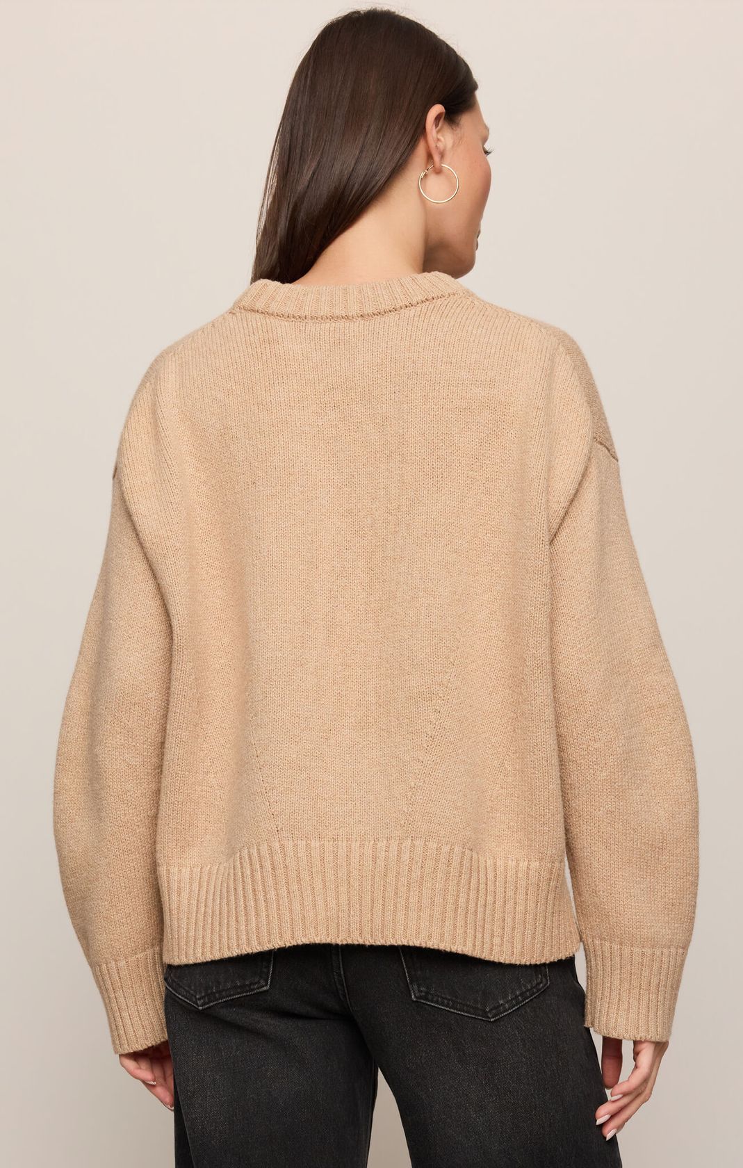 Z Supply - Cloud Spun Shaped Crew Sweater - Toasted Almond