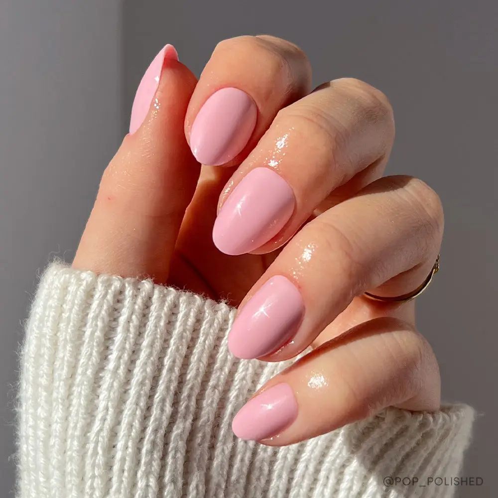 Glamnetic - Press-on Nails Short Oval - Think Pink