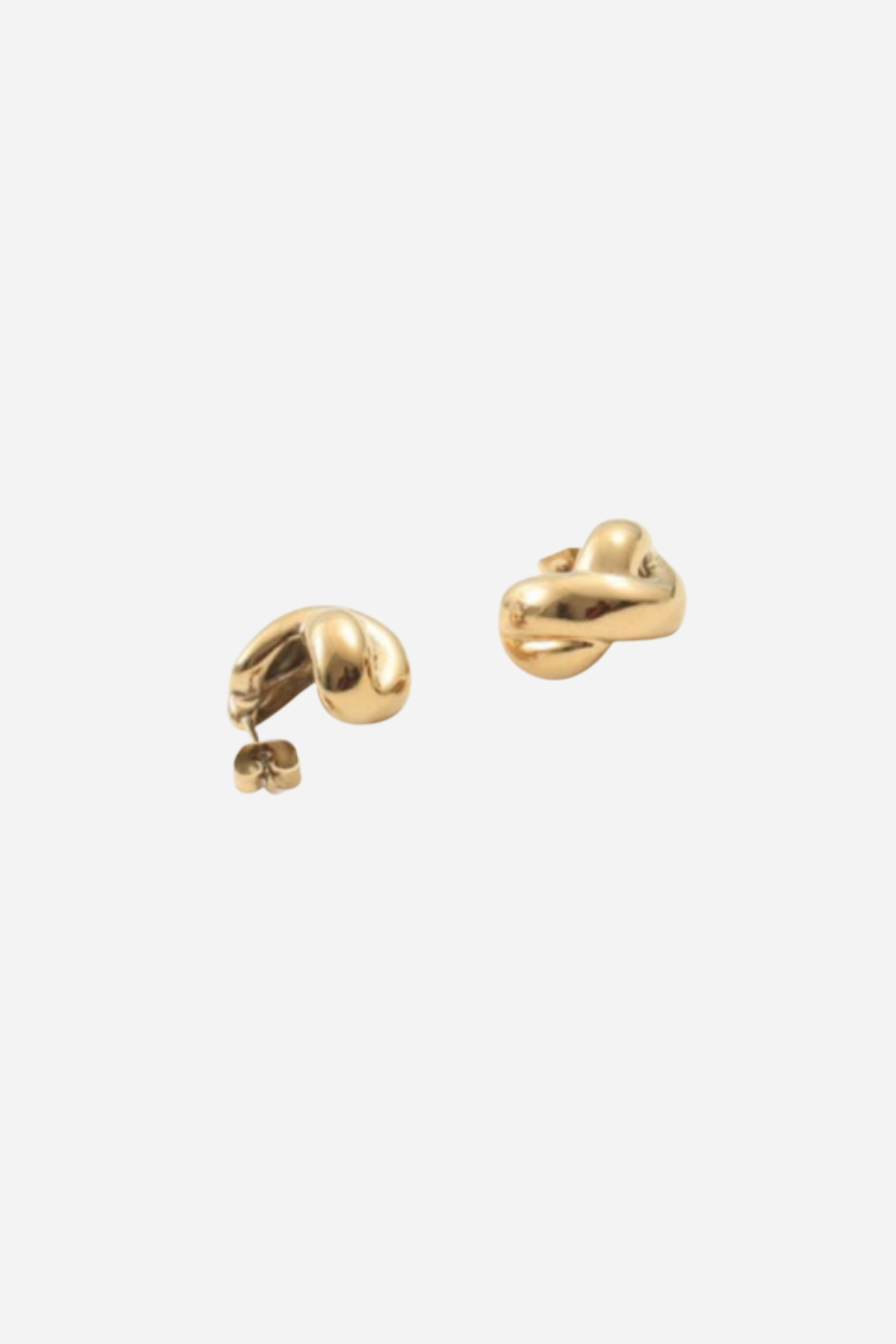 18K Violet Knot Earrings