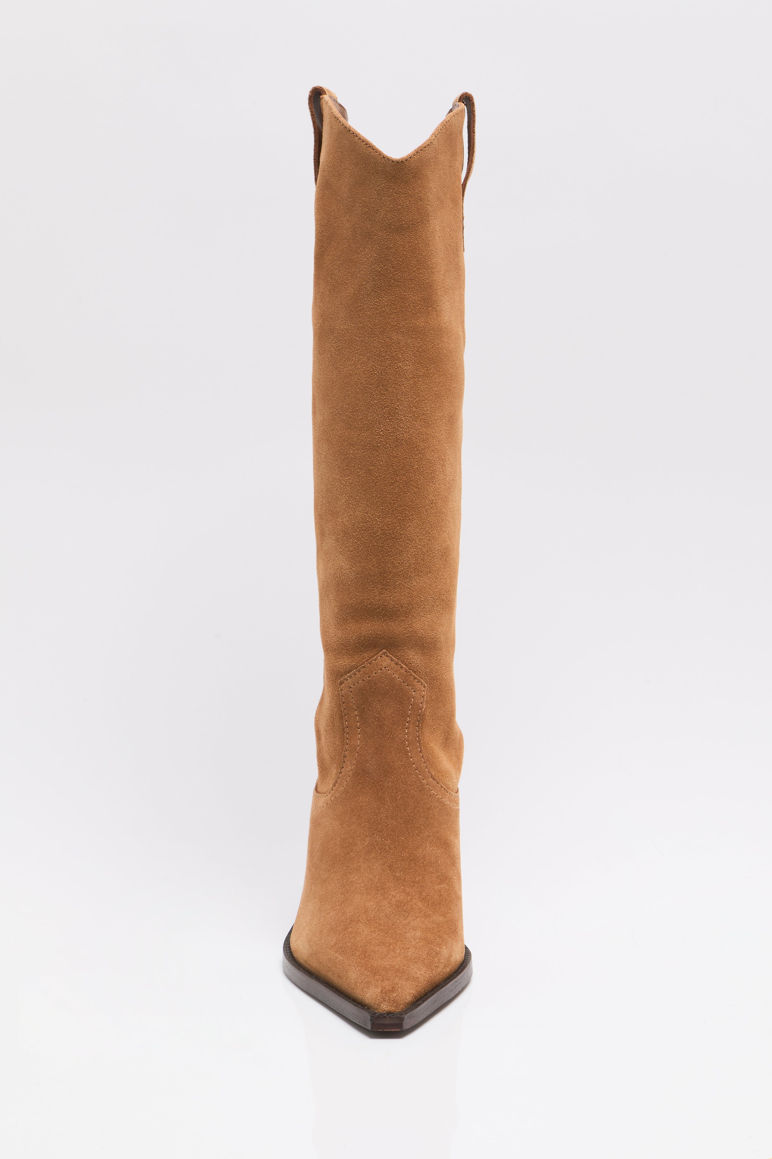 Free People - Daisy Slouch Kitten Heel - Tan Suede