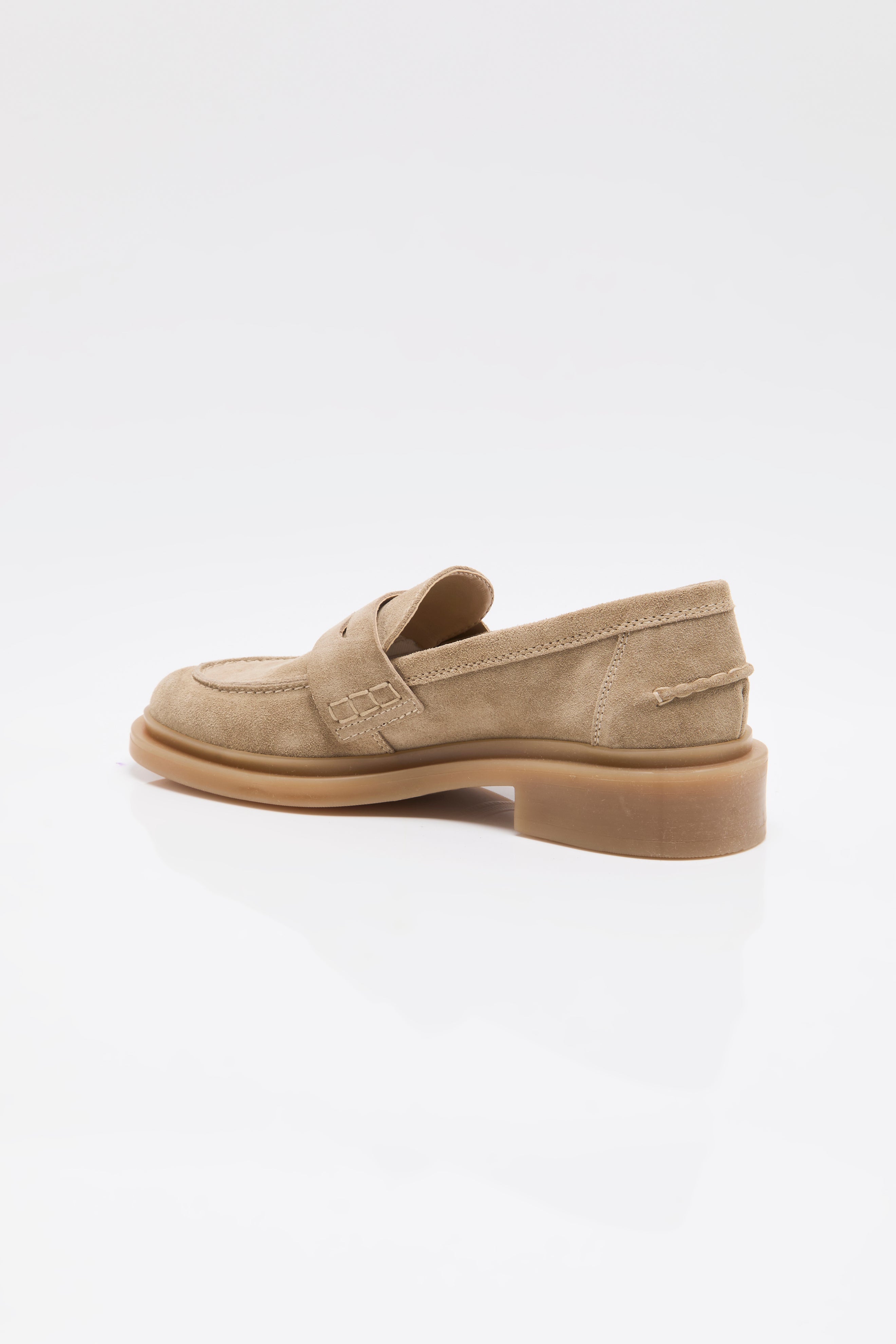 Free People - Lana Loafer - Taupe Suede