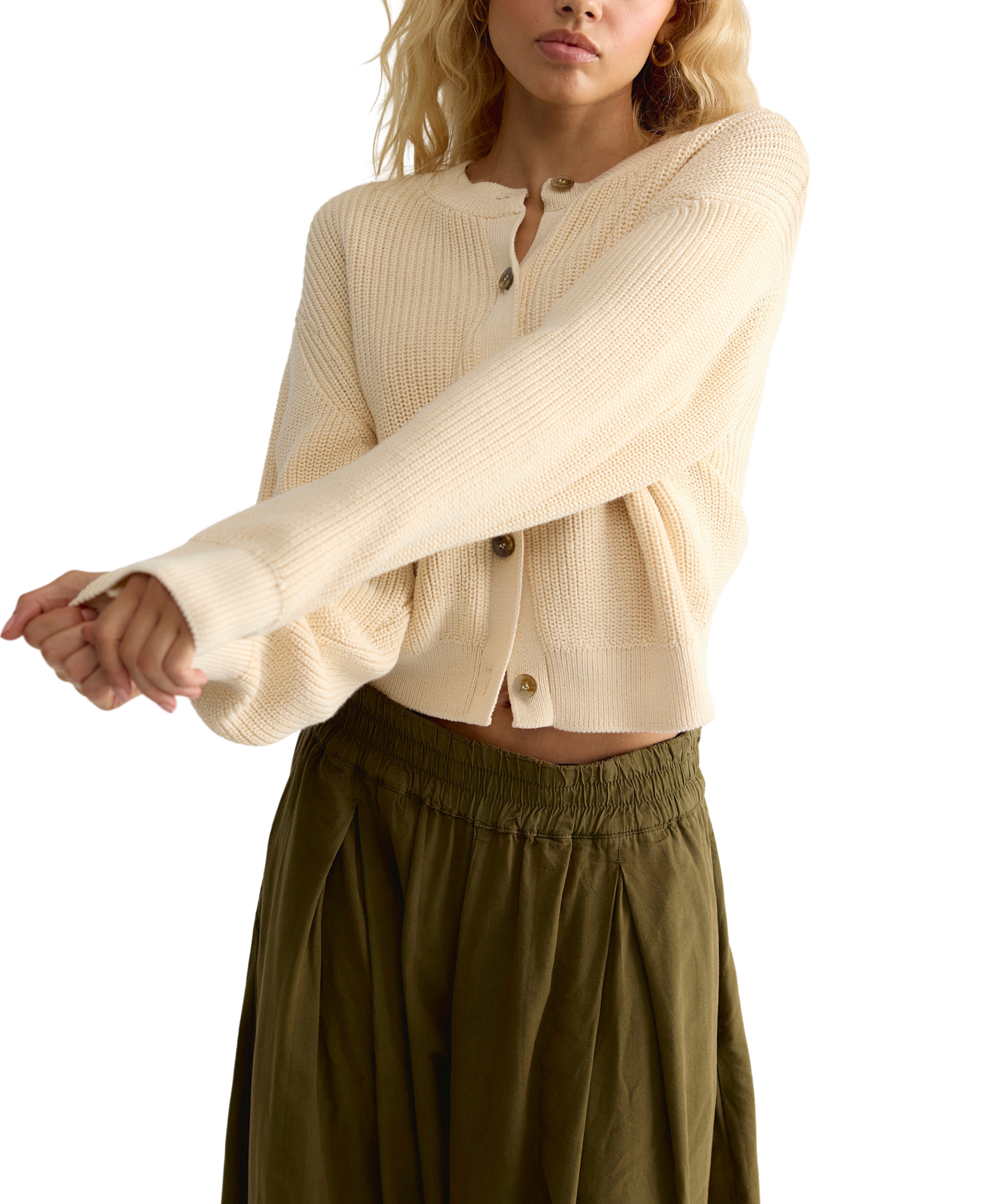 Free People - Vienna Cardigan - Vanilla