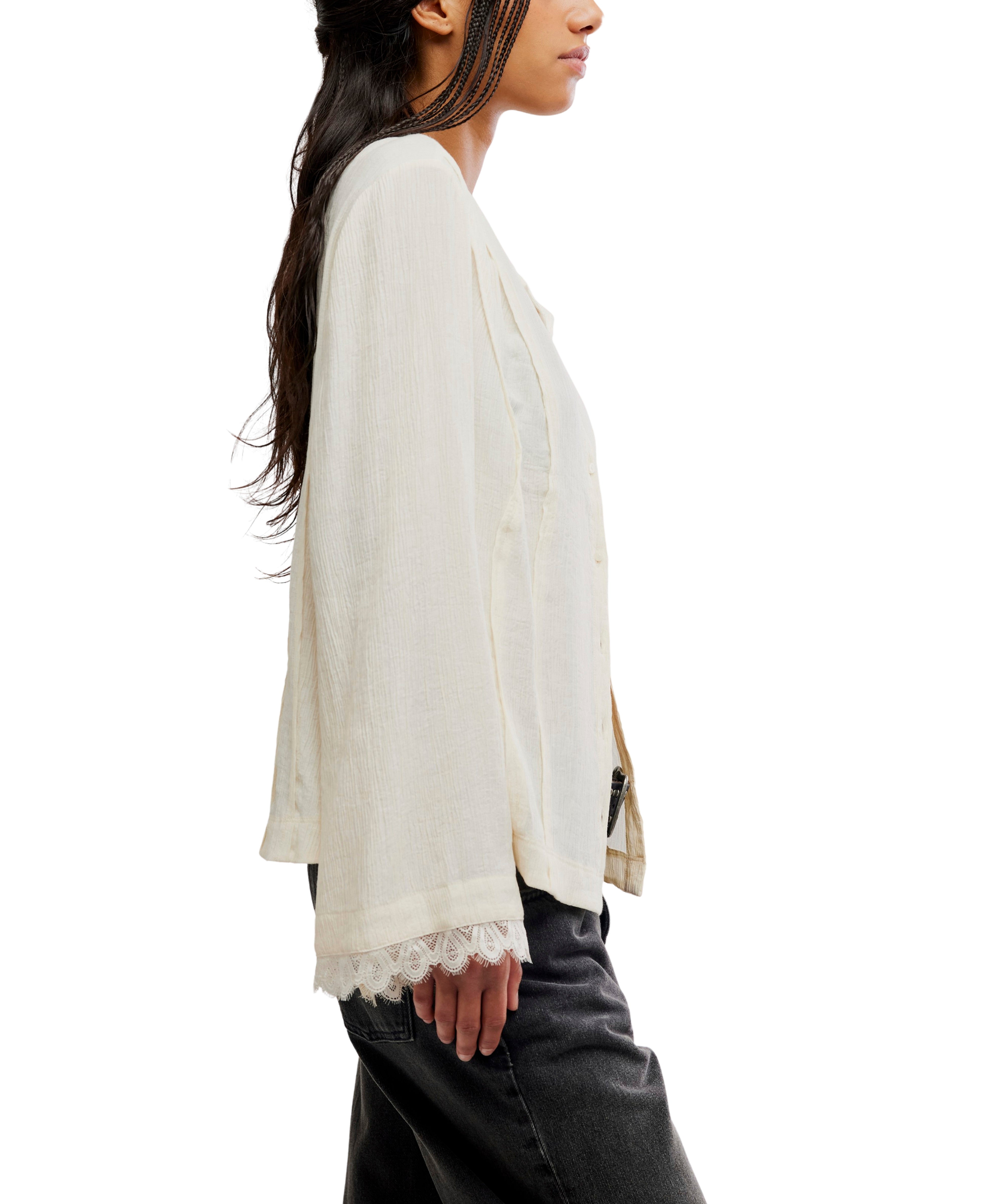 Free People - Donni Blouse - Tofu
