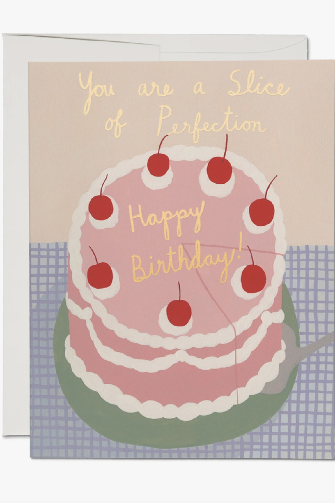 Red Cap Cards - Slice of Perfection Birthday Card