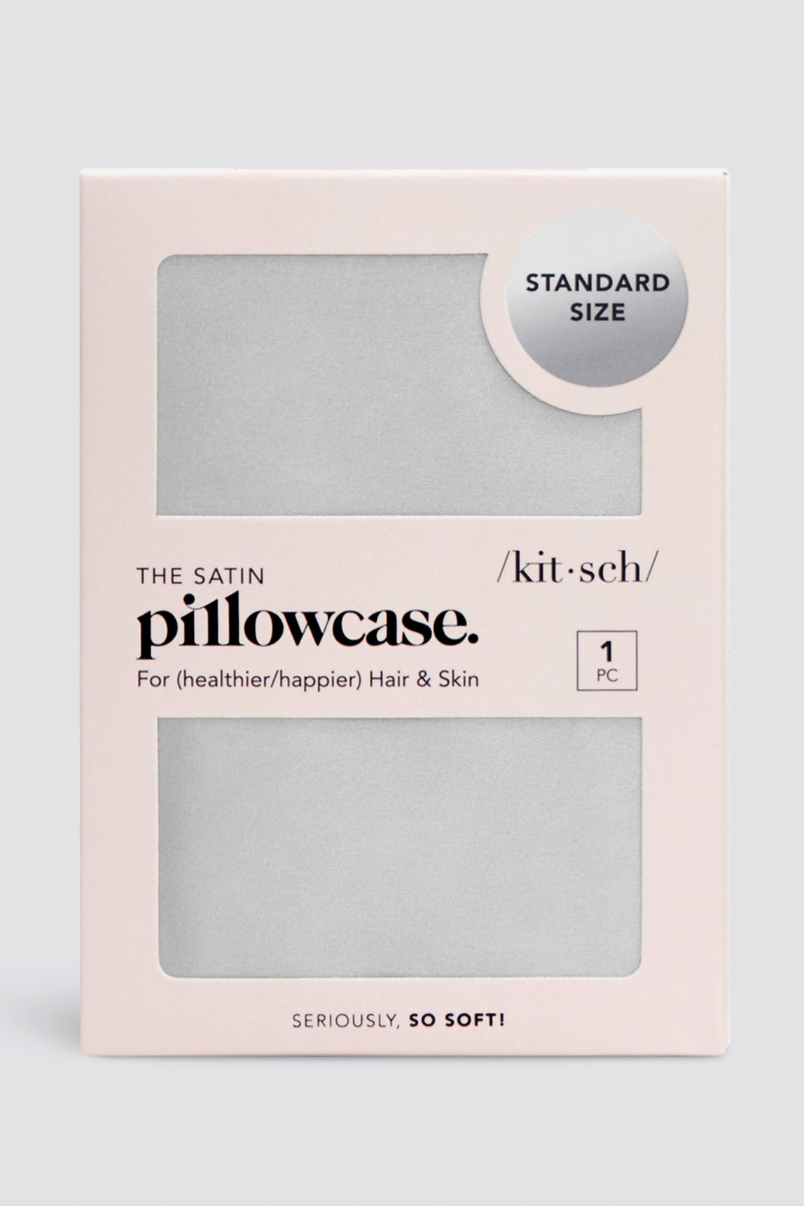 KITSCH Satin Pillowcase - Silver