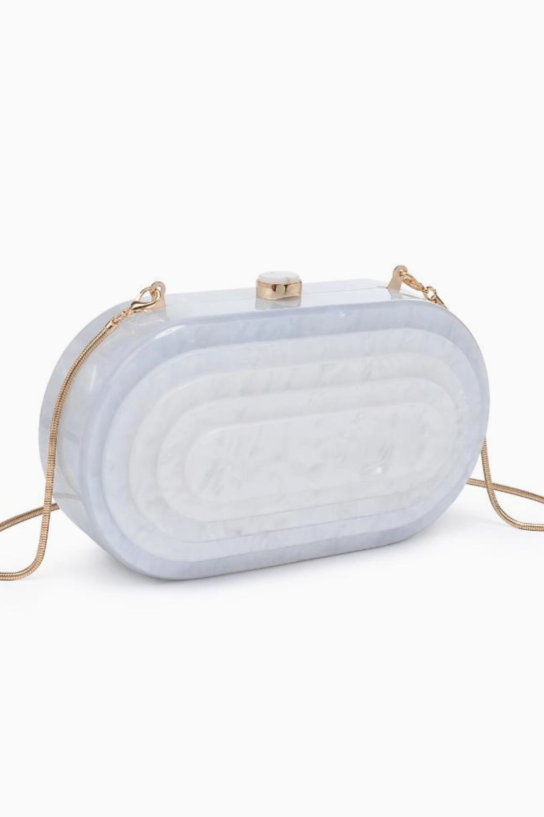 Jimberly Acrylic Evening Bag - Ivory