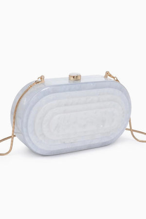 Jimberly Acrylic Evening Bag - Ivory
