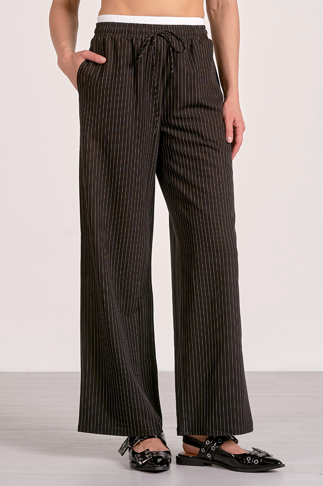 Pinstripe Trouser Pants