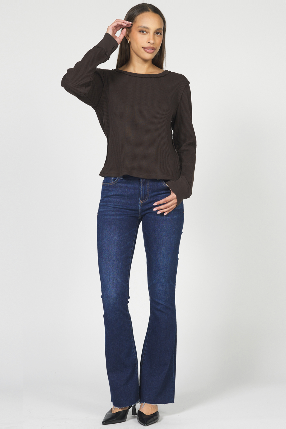 Ania Top - Chocolate